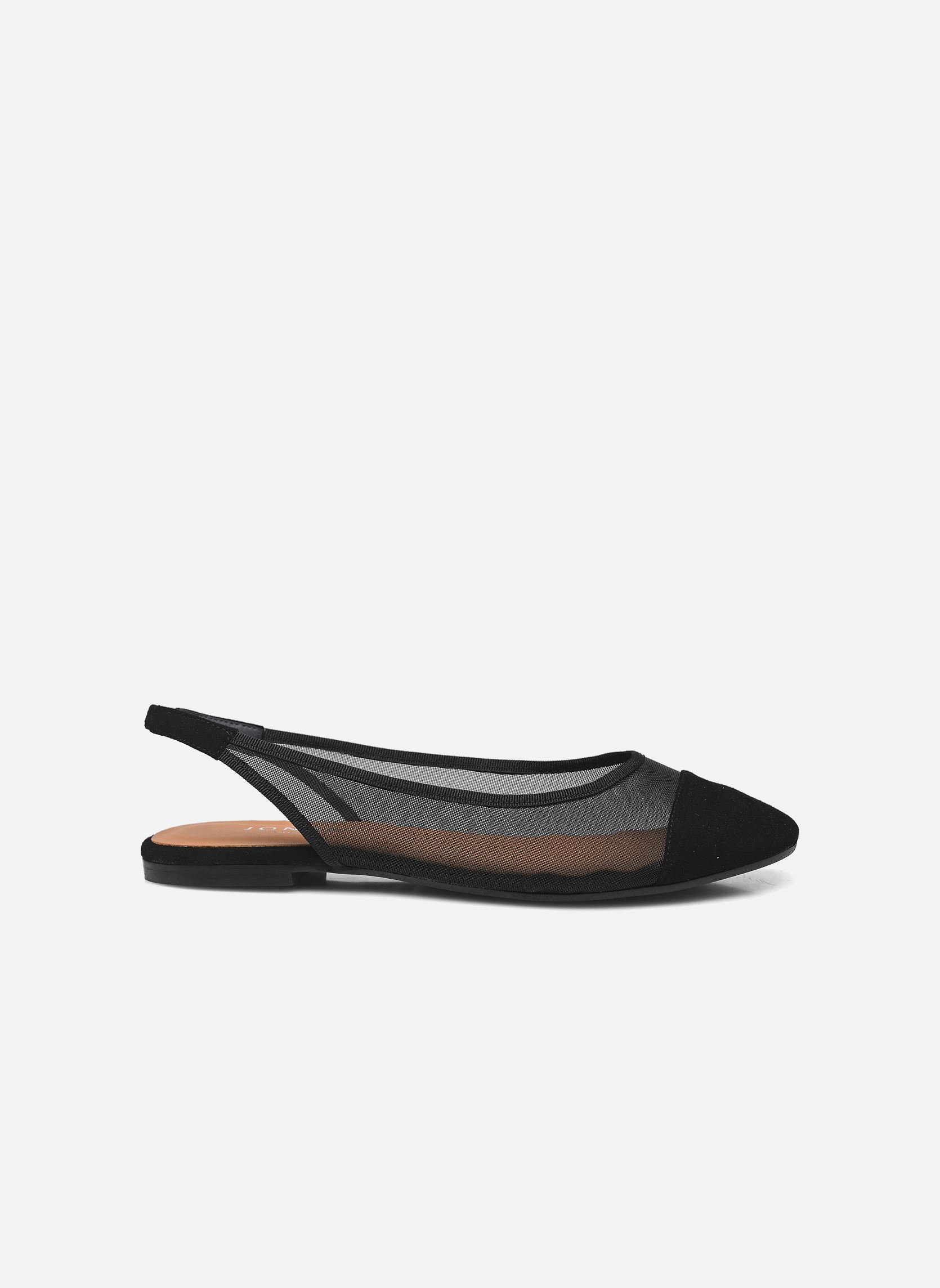 Klassieke ballerina's DALAYO dames zwart Jonak Klassieke ballerina's DALAYO dames zwart Noir/noir