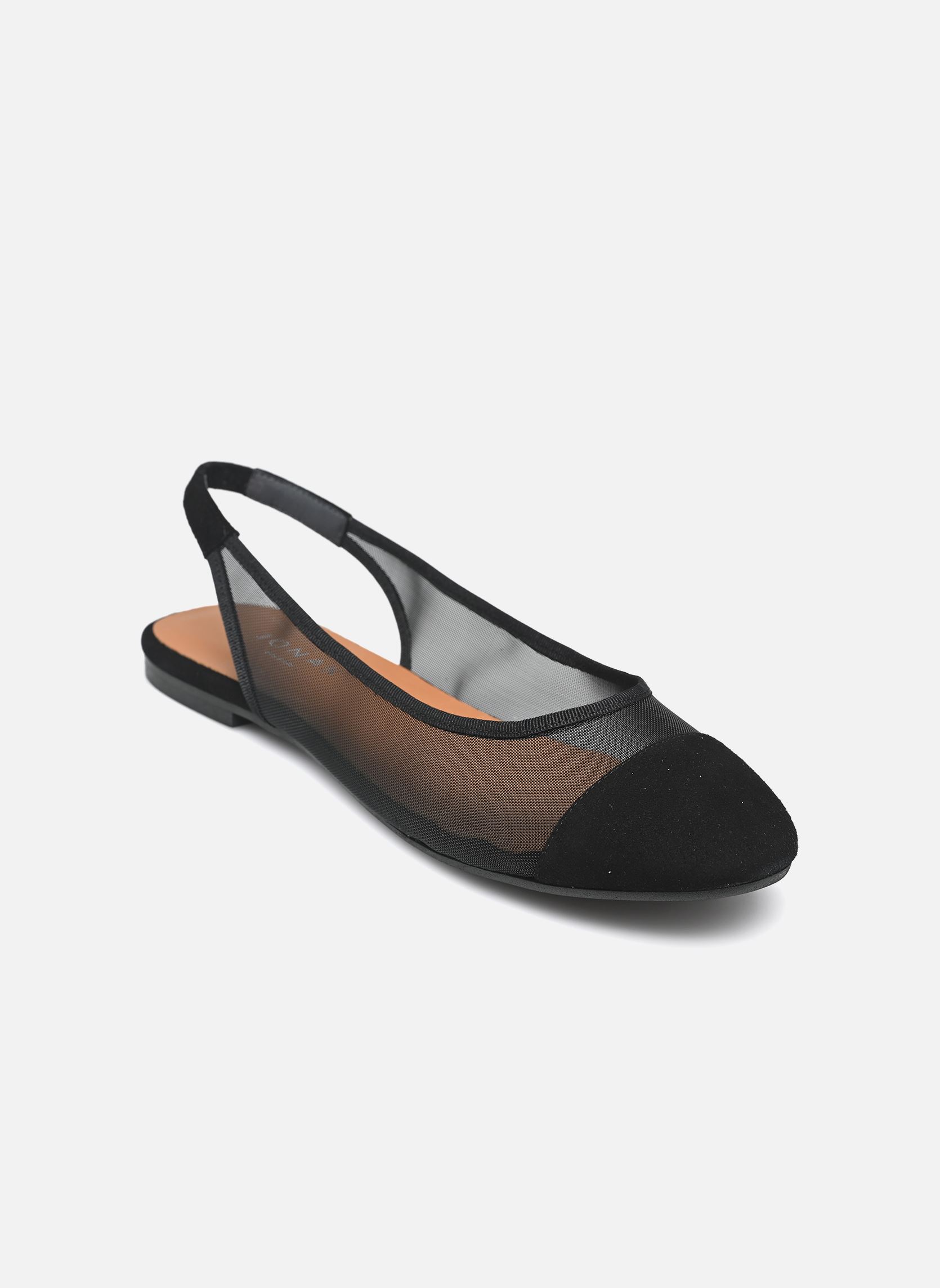 Klassieke ballerina's DALAYO dames zwart Jonak Klassieke ballerina's DALAYO dames zwart Noir/noir
