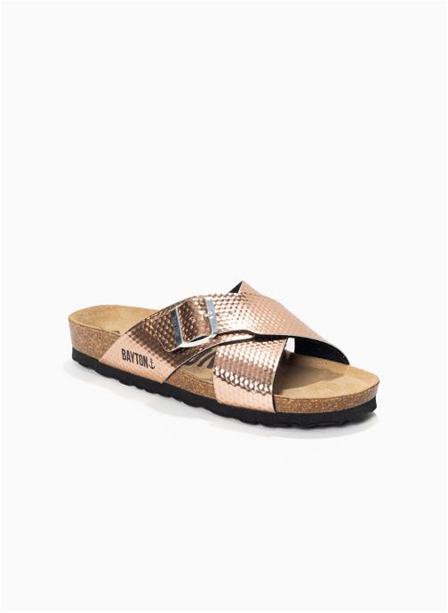Bayton Mules Sandales ERA pour femme rose-Or femme rose