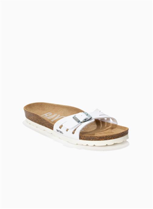 Bayton Mules Sandales ATHENA pour femme Blanc femme blanc
