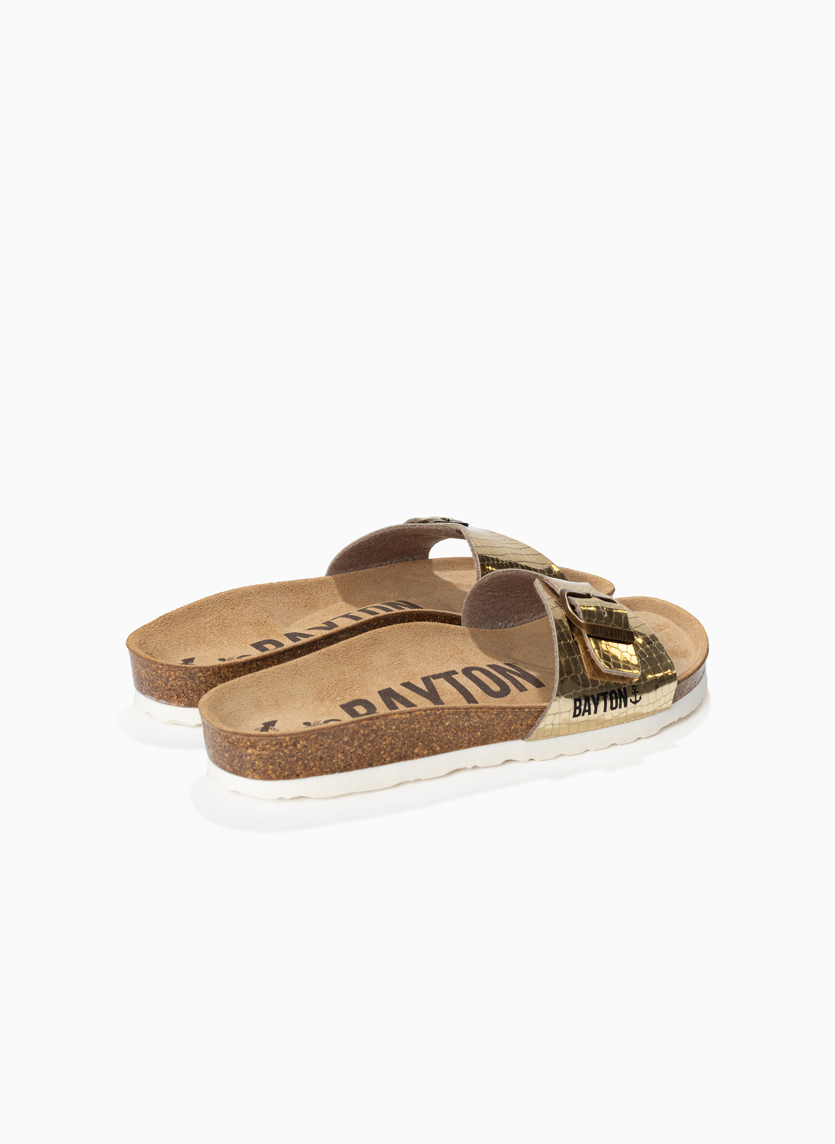 Mules Sandales AZUQUECA pour femme Or femme or et bronze Bayton Mules Sandales AZUQUECA pour femme Or femme or et bronze Or