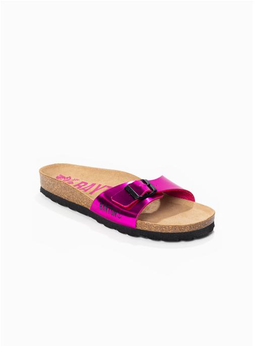 Bayton Mules Sandales ZEPHYR pour femme Python femme violet