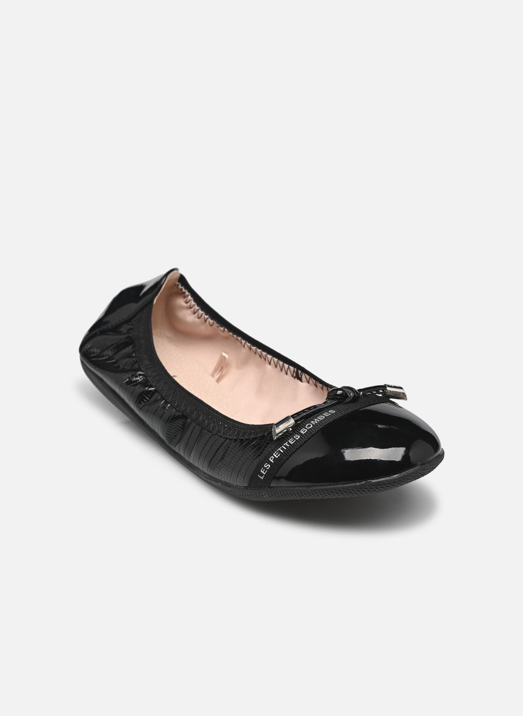 Klassische Ballerinas JELINIA damen schwarz LPB -LES PETITES BOMBES Klassische Ballerinas JELINIA damen schwarz Noir snake
