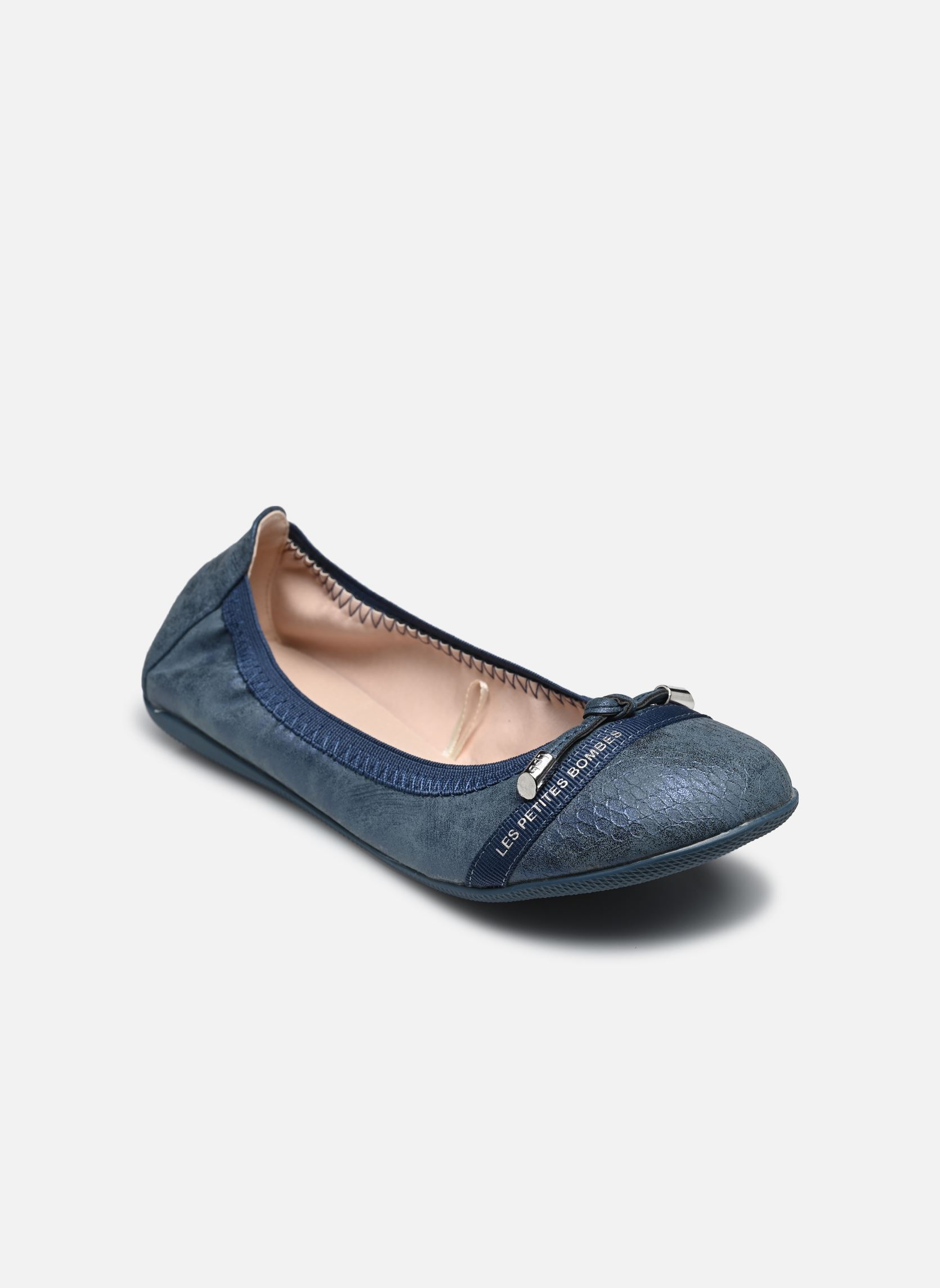 Klassieke ballerina's JELINIA dames blauw LPB -LES PETITES BOMBES Klassieke ballerina's JELINIA dames blauw Bleu