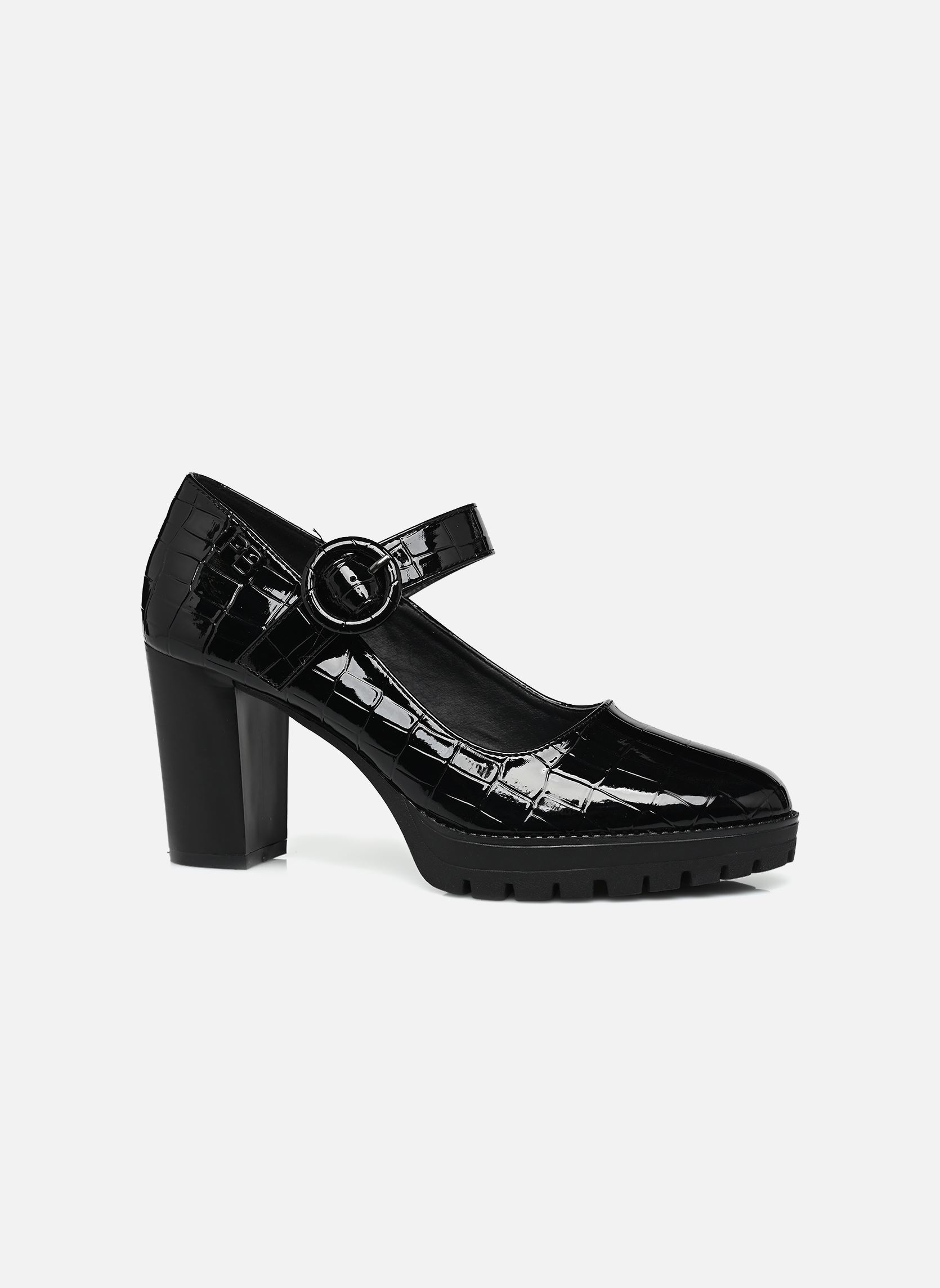 Escarpins à brides GERONIMA femme noir LPB -LES PETITES BOMBES Escarpins à brides GERONIMA femme noir Noir croco