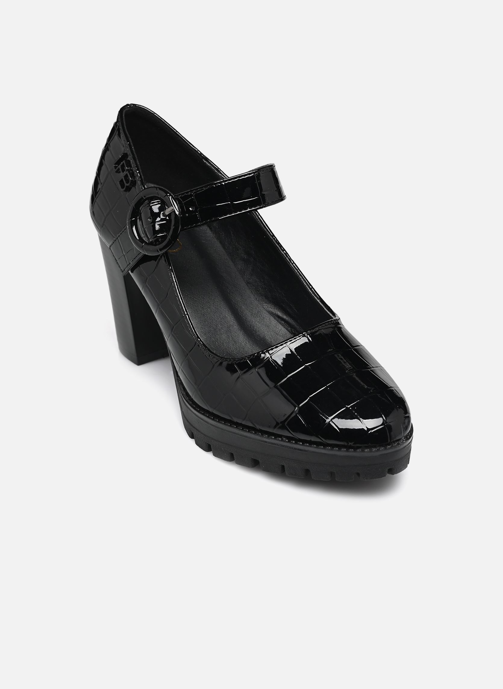 Escarpins à brides GERONIMA femme noir LPB -LES PETITES BOMBES Escarpins à brides GERONIMA femme noir Noir croco