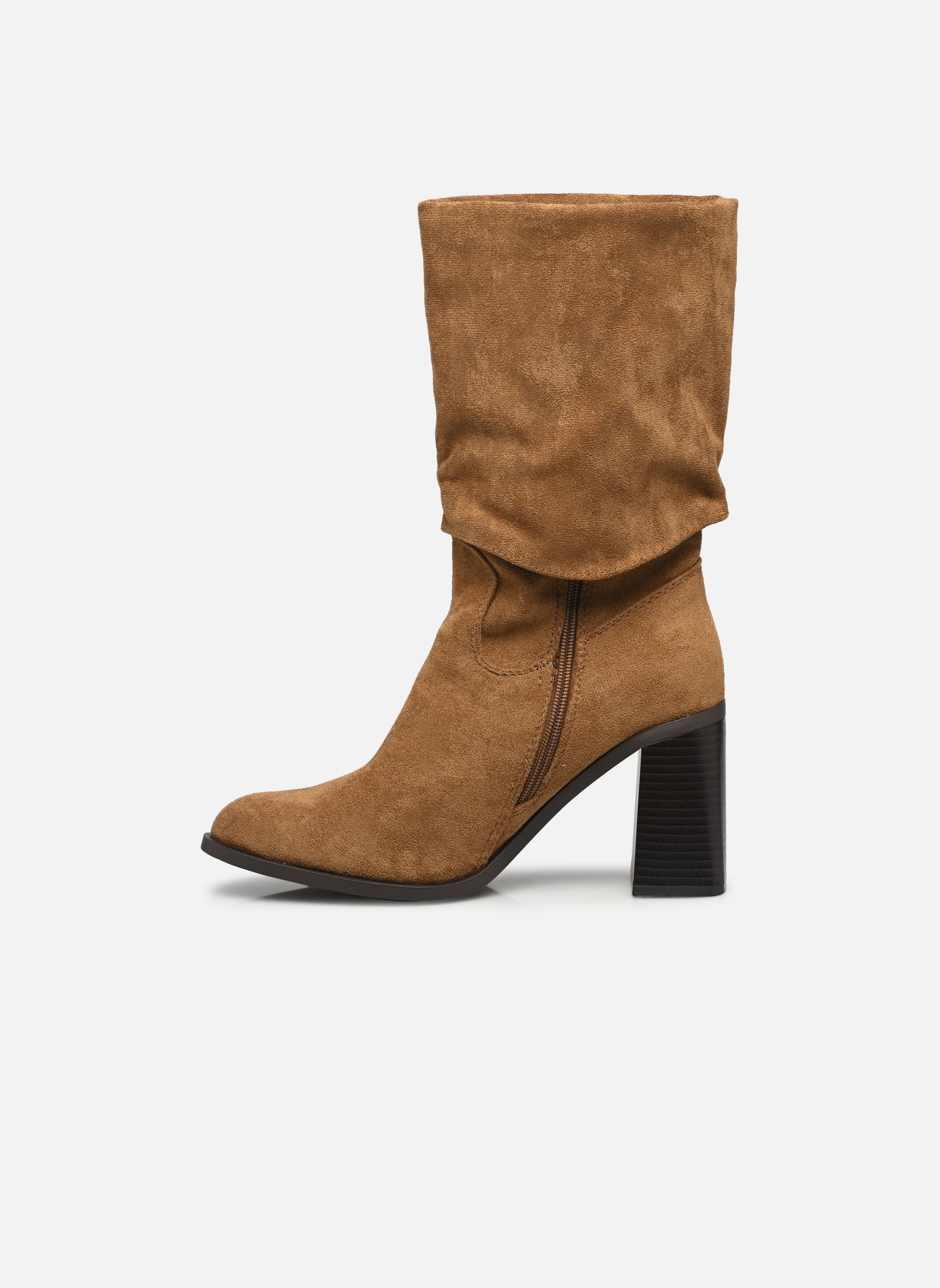 Bottes JELICA femme marron LPB -LES PETITES BOMBES Bottes JELICA femme marron CAMEL SUEDINE