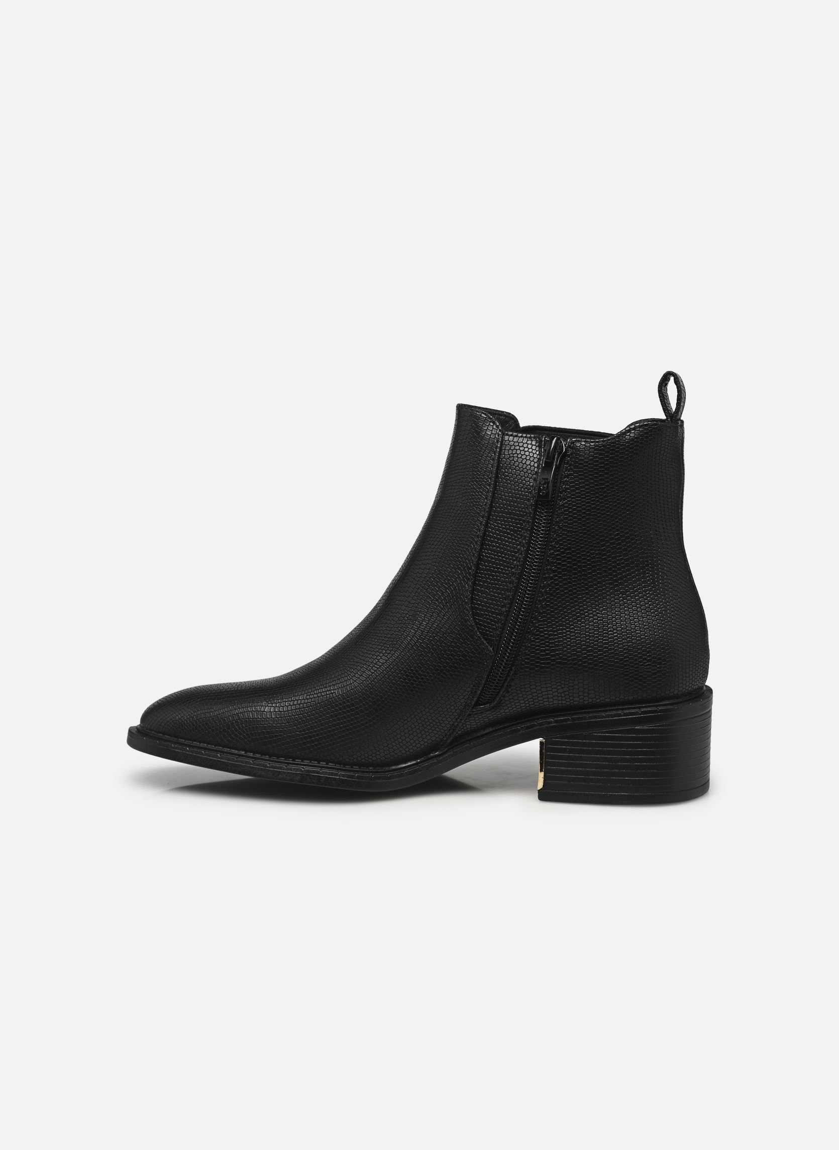Enkellaarzen en boots JAZIA dames zwart LPB -LES PETITES BOMBES Enkellaarzen en boots JAZIA dames zwart Noir snake