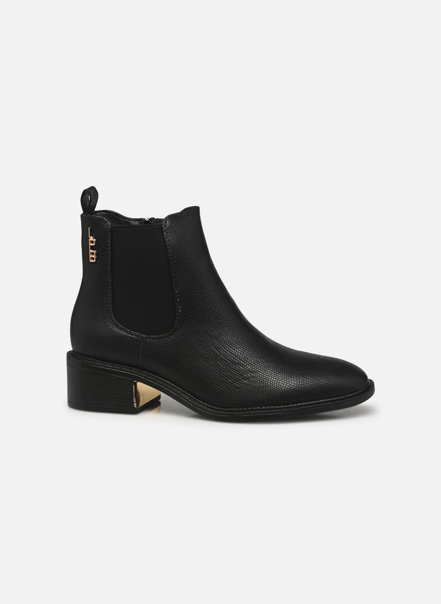 Enkellaarzen en boots JAZIA dames zwart LPB -LES PETITES BOMBES Enkellaarzen en boots JAZIA dames zwart Noir snake