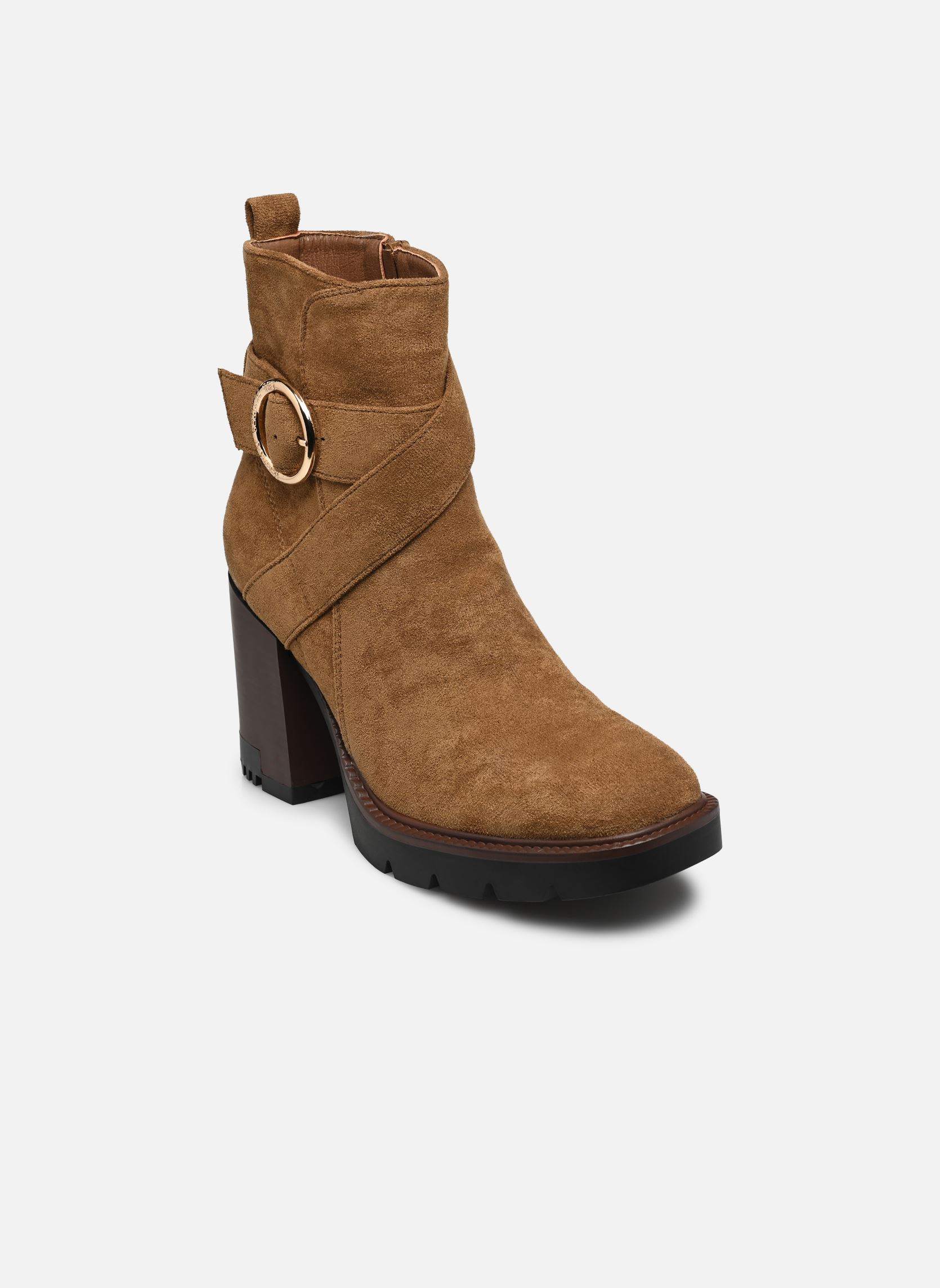 Bottines et boots JULIETTA femme marron LPB -LES PETITES BOMBES Bottines et boots JULIETTA femme marron CAMEL SUEDINE