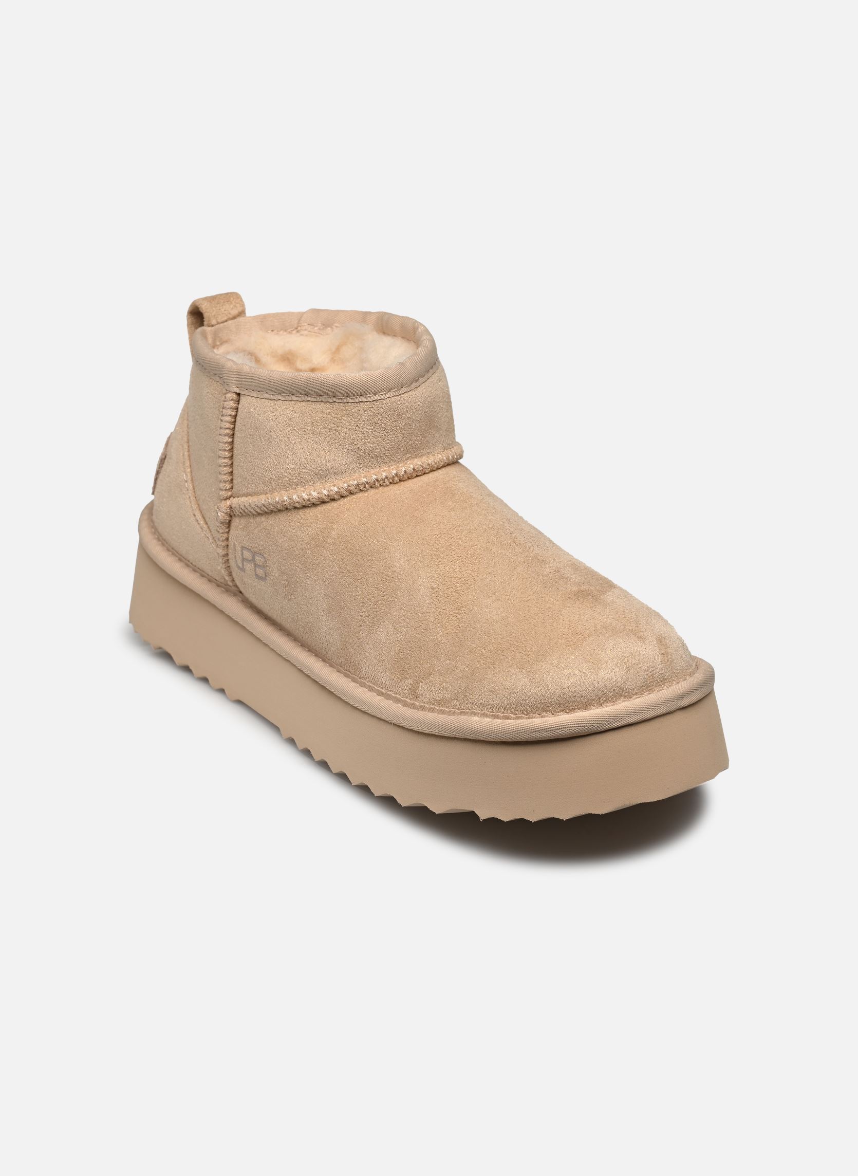 Bottines fourrées JULINA femme beige LPB -LES PETITES BOMBES Bottines fourrées JULINA femme beige Beige glitter