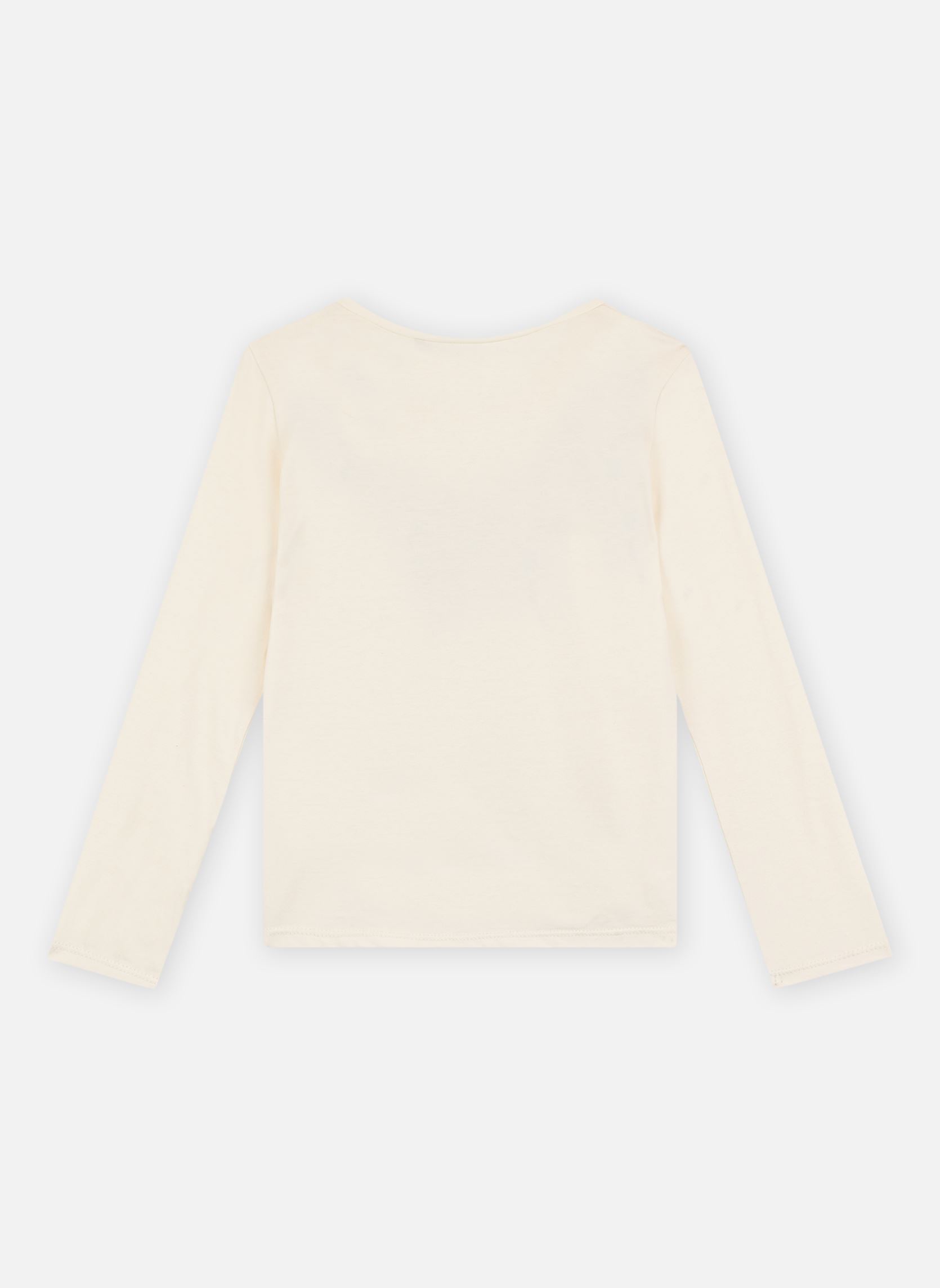 Tee-shirts manches longues XZ10222 fille blanc IKKS JUNIOR Tee-shirts manches longues XZ10222 fille blanc 11-ECRU