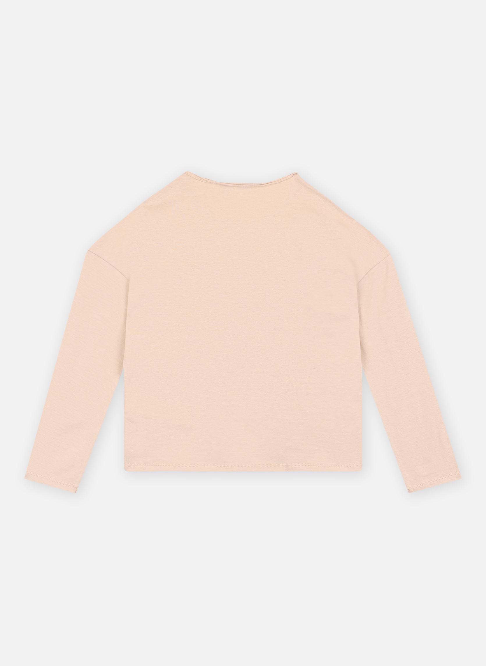 Tee-shirts manches longues XZ10272 fille rose IKKS JUNIOR Tee-shirts manches longues XZ10272 fille rose 31-ROSE PÂLE