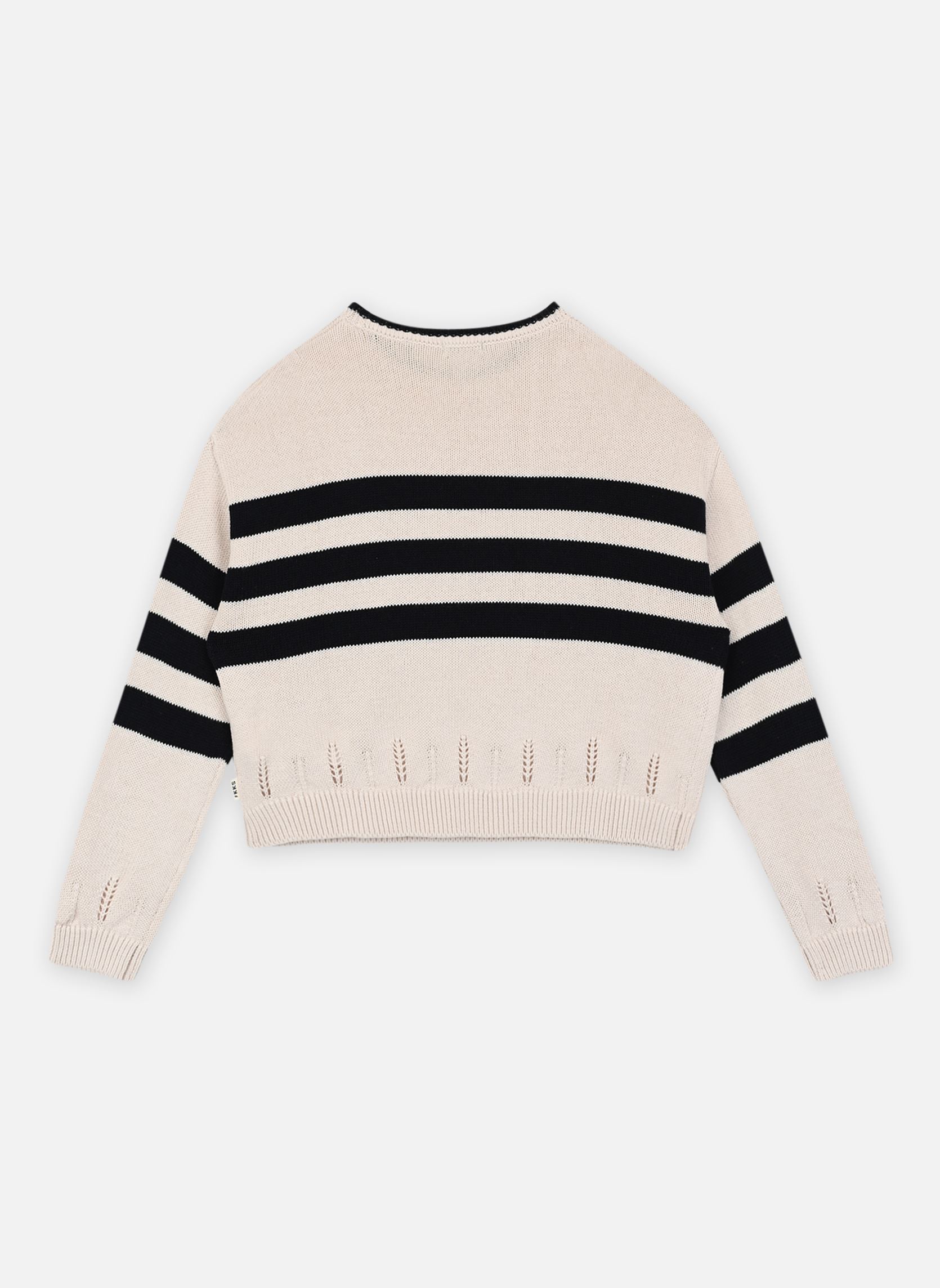 Pullover XZ18022 mädchen weiß IKKS JUNIOR Pullover XZ18022 mädchen weiß 13-MARINIÈRE CRAIE