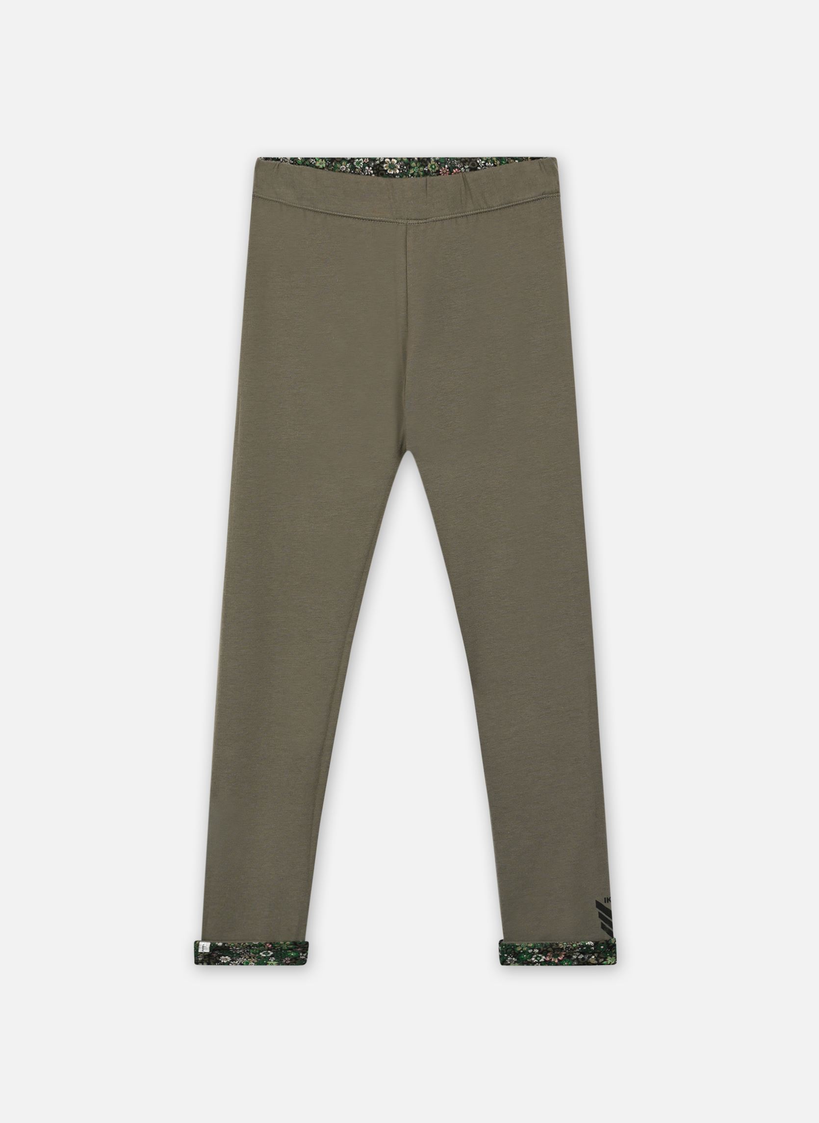 Leggings XZ24042 meisjes groen IKKS JUNIOR Leggings XZ24042 meisjes groen 56-KAKI/AOP FLORAL