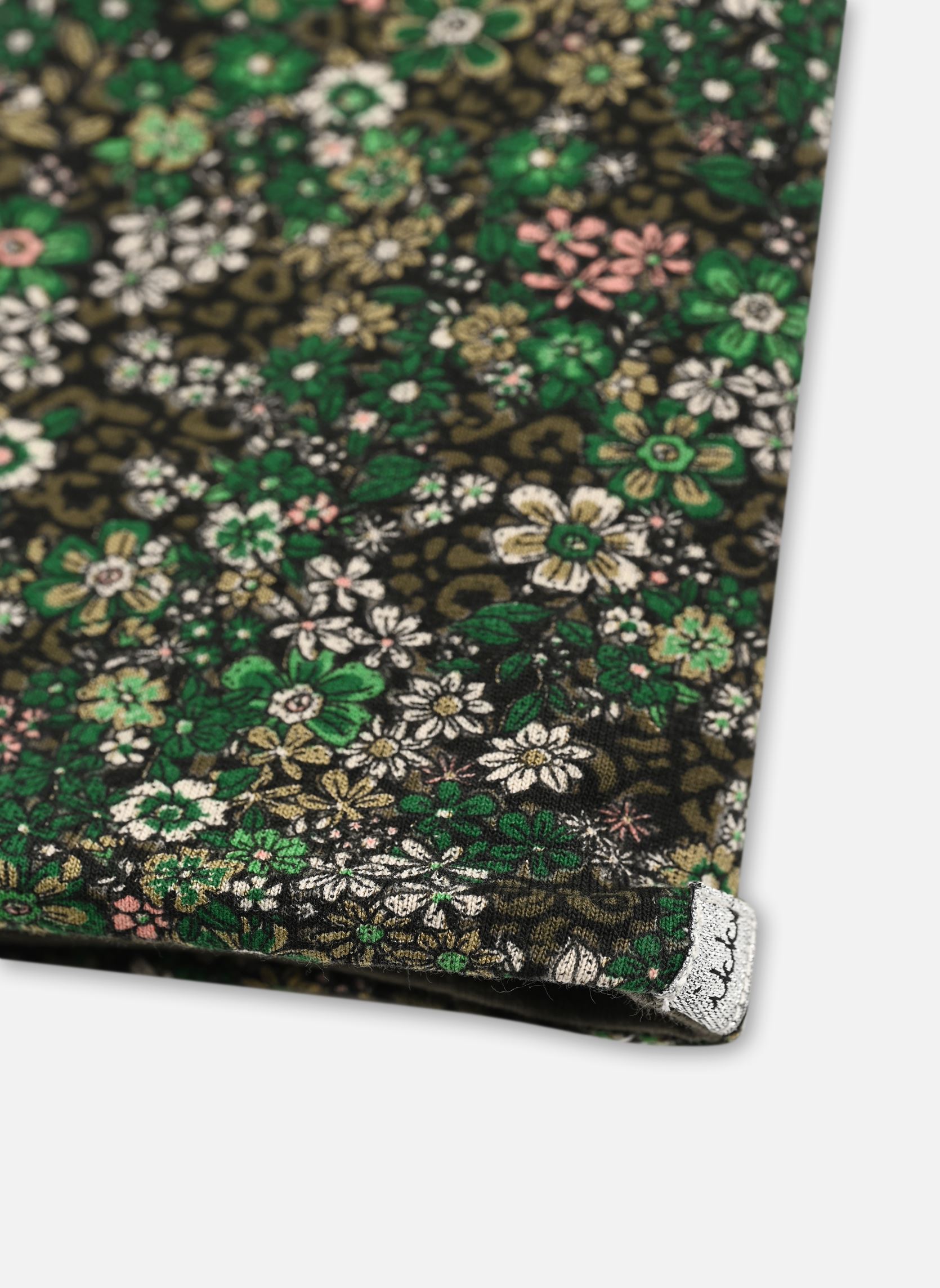 Leggings XZ24042 meisjes groen IKKS JUNIOR Leggings XZ24042 meisjes groen 56-KAKI/AOP FLORAL