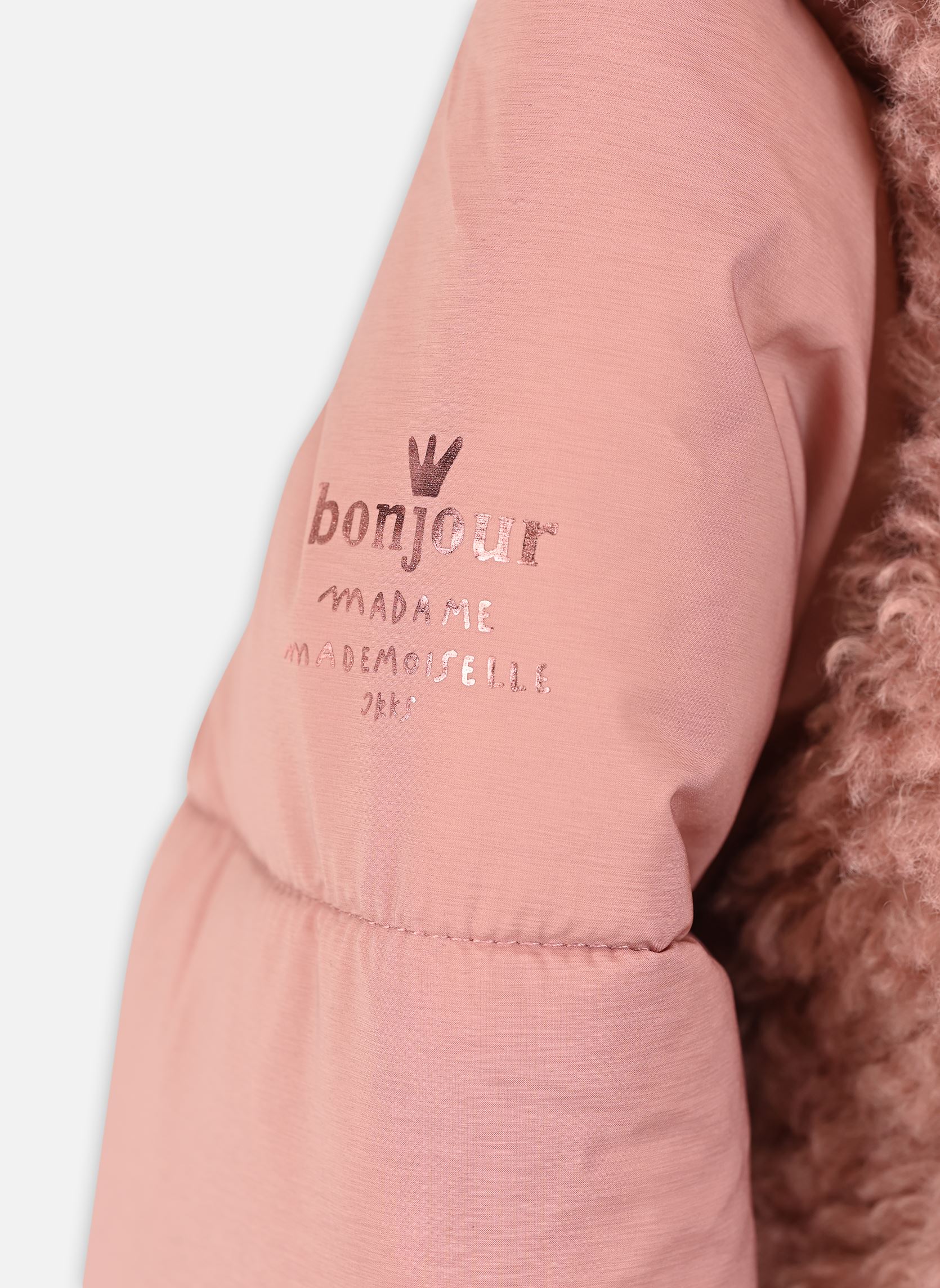 Doudounes XZ41042 fille rose IKKS JUNIOR Doudounes XZ41042 fille rose 34-ROSE BLUSH