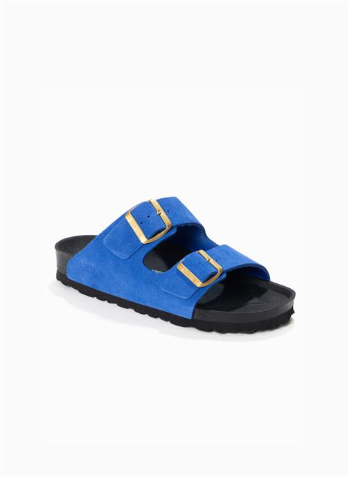Bayton Mules Sandales en cuir suédé ATLAS pour femme Bleu femme bleu