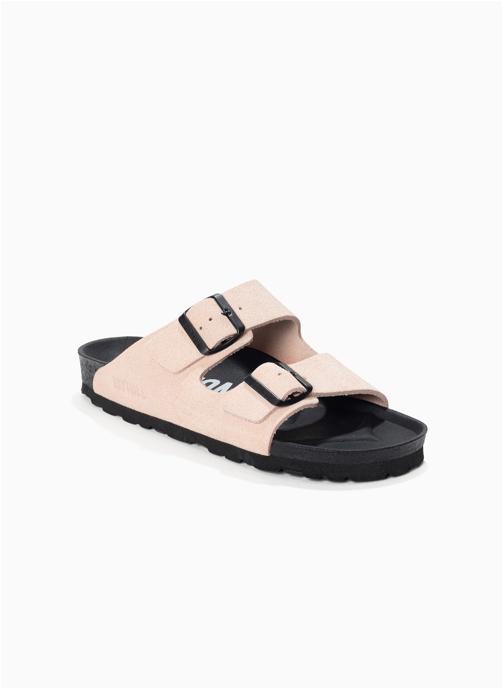 Bayton Mules en cuir suédé ATLAS femme beige