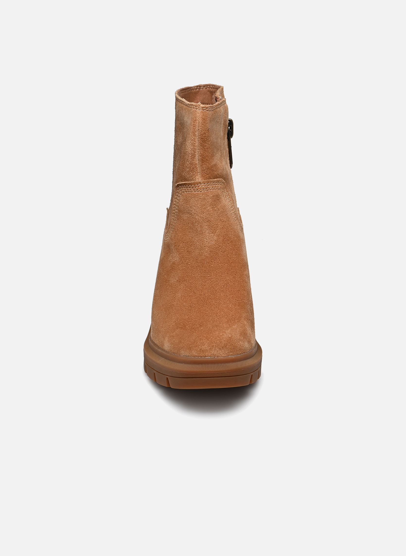 Veterlaarsjes ALLINGTON HEIGHTS MID ZIP UP BOOT dames bruin Timberland Veterlaarsjes ALLINGTON HEIGHTS MID ZIP UP BOOT dames bruin Rust suede