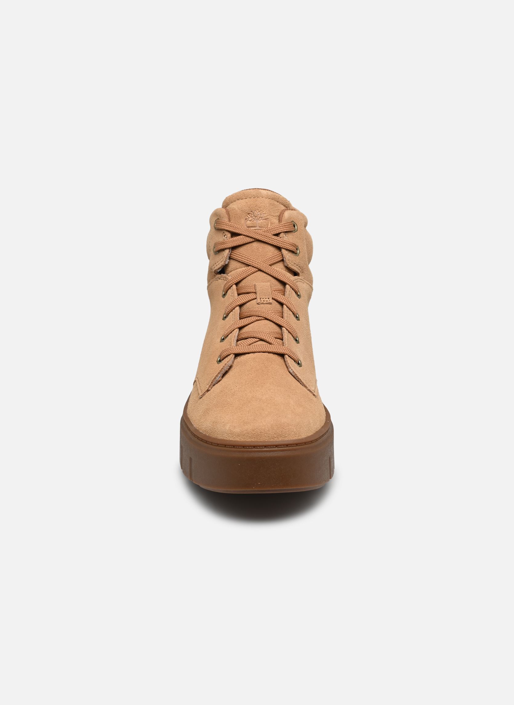 Hoge sneakers LAUREL COURT HIGH TOP LACE UP SNEAKER dames beige Timberland Hoge sneakers LAUREL COURT HIGH TOP LACE UP SNEAKER dames beige MEDIUM BEIGE SUEDE