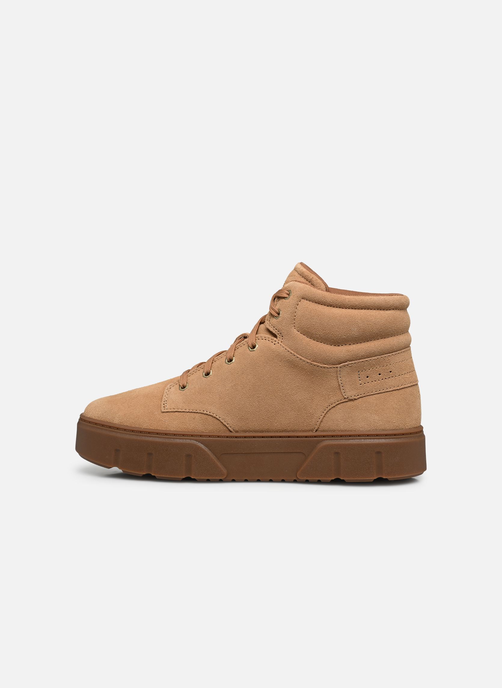 Hoge sneakers LAUREL COURT HIGH TOP LACE UP SNEAKER dames beige Timberland Hoge sneakers LAUREL COURT HIGH TOP LACE UP SNEAKER dames beige MEDIUM BEIGE SUEDE