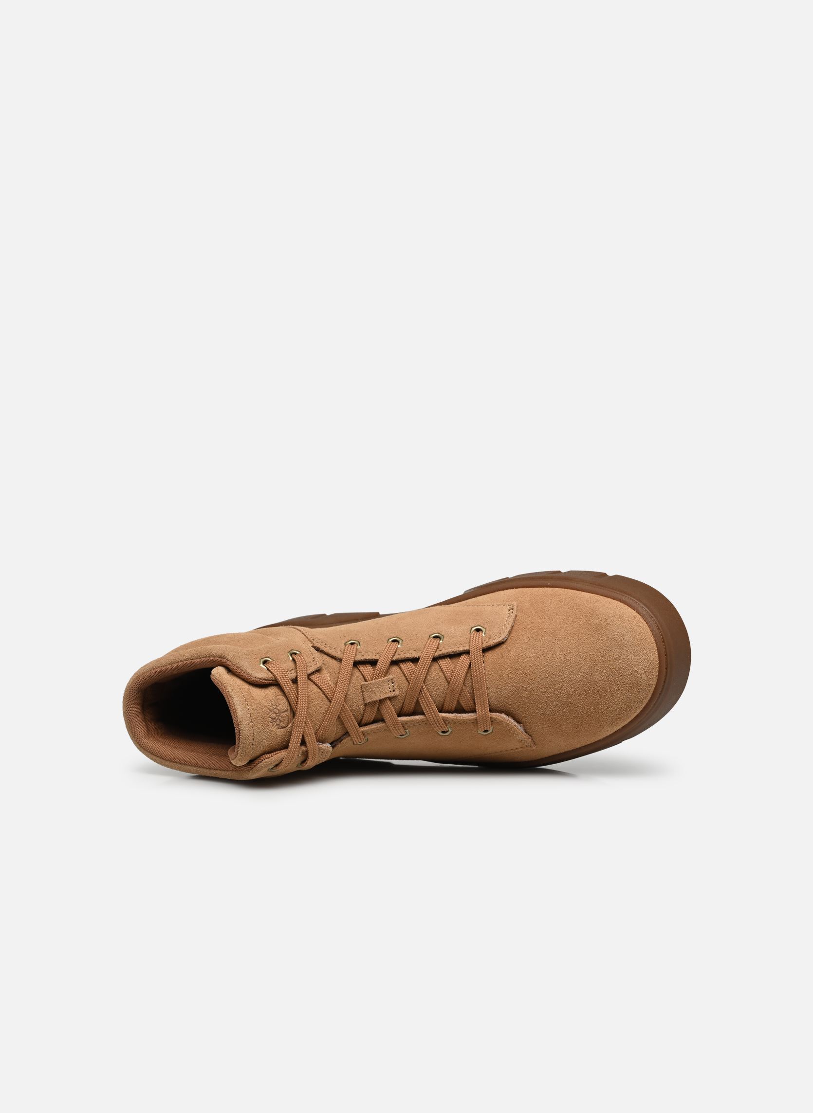 Hoge sneakers LAUREL COURT HIGH TOP LACE UP SNEAKER dames beige Timberland Hoge sneakers LAUREL COURT HIGH TOP LACE UP SNEAKER dames beige MEDIUM BEIGE SUEDE