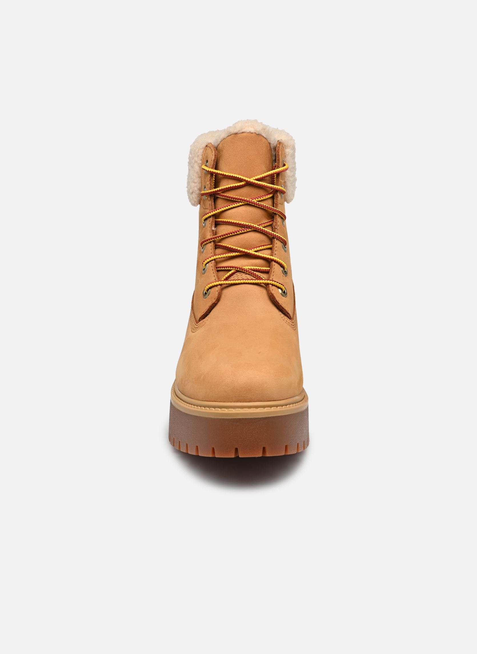 Botines forrados STONE STREET MID WARM LINED WATERPROOF B mujer amarillo Timberland Botines forrados STONE STREET MID WARM LINED WATERPROOF B mujer amarillo WHEAT NUBUCK