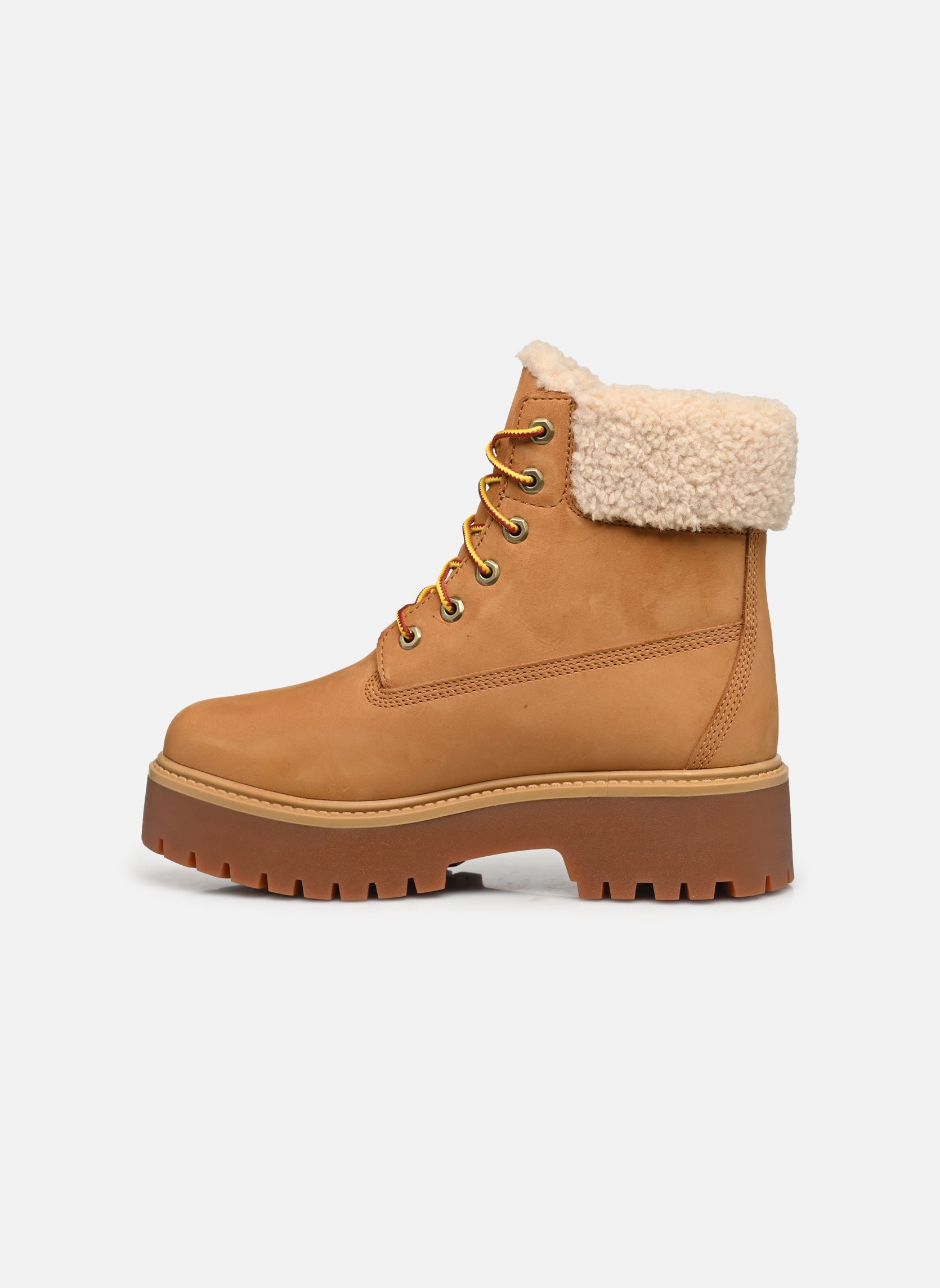 Botines forrados STONE STREET MID WARM LINED WATERPROOF B mujer amarillo Timberland Botines forrados STONE STREET MID WARM LINED WATERPROOF B mujer amarillo WHEAT NUBUCK