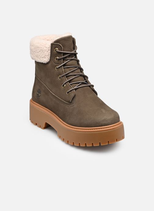 Timberland Bottines fourrées STONE STREET MID WARM LINED WATERPROOF B femme marron