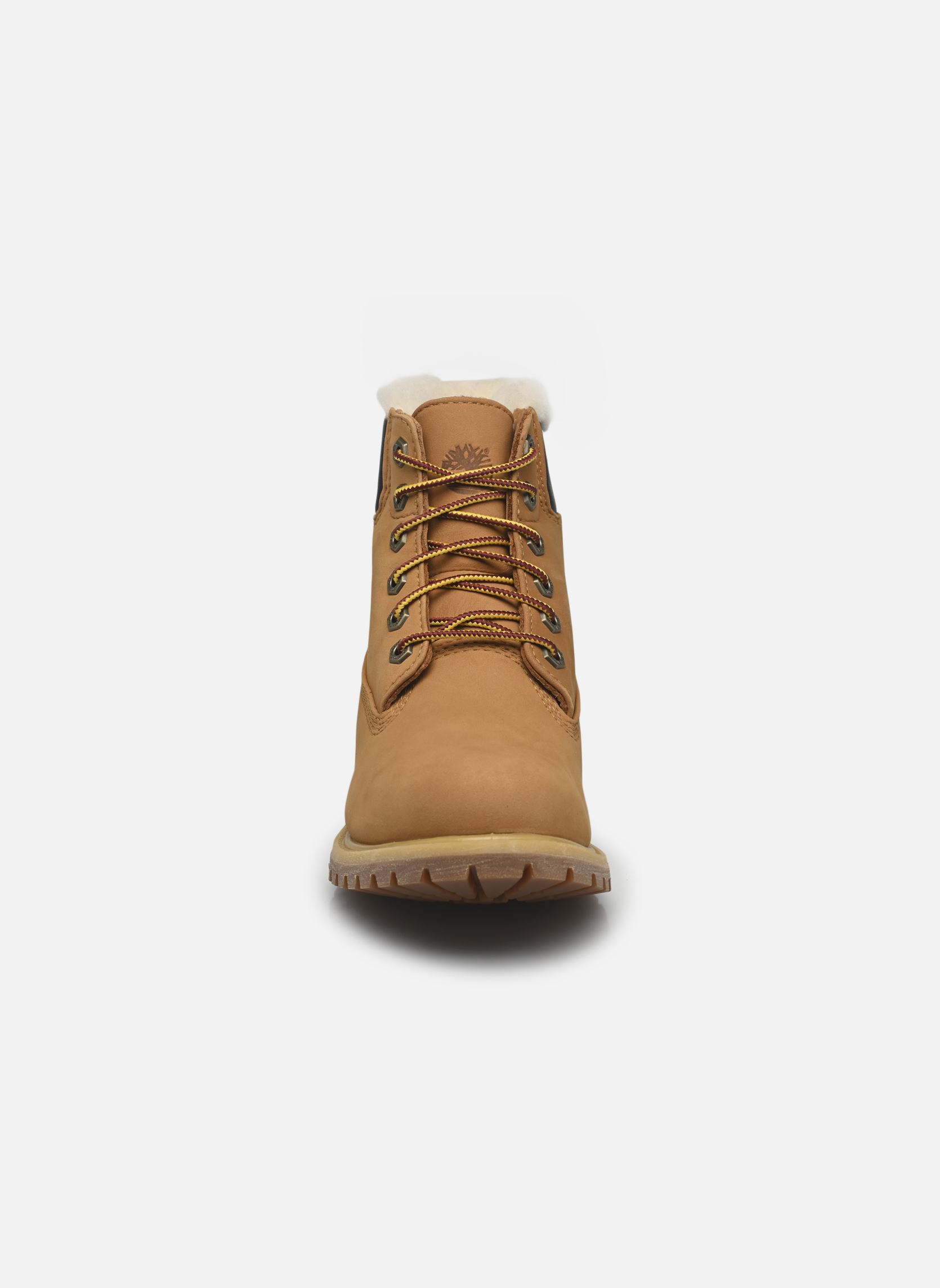 Bottines à lacets 6in Premium Shearling 311 femme jaune Timberland Bottines à lacets 6in Premium Shearling 311 femme jaune WHEAT NUBUCK