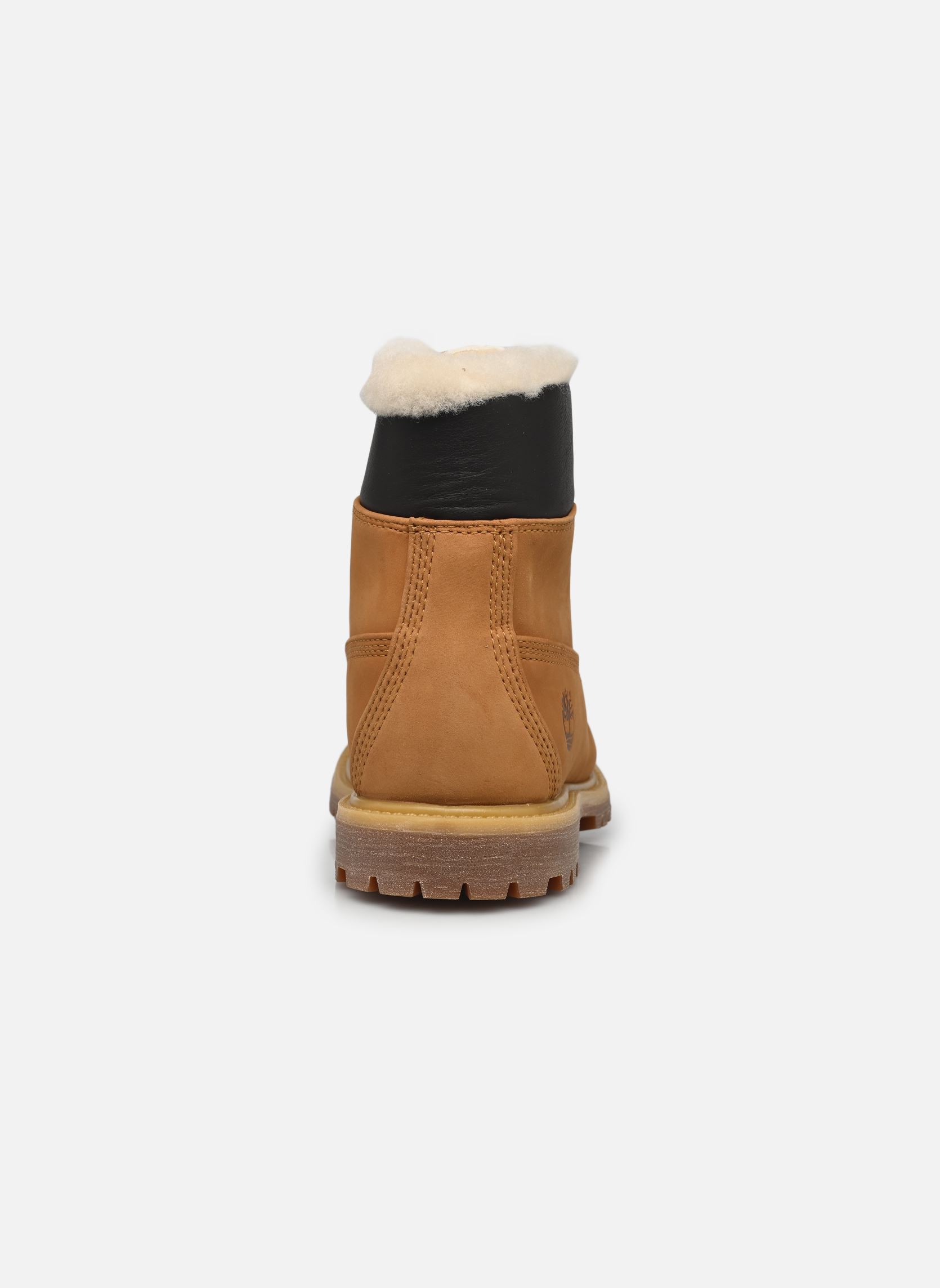 Bottines à lacets 6in Premium Shearling 311 femme jaune Timberland Bottines à lacets 6in Premium Shearling 311 femme jaune WHEAT NUBUCK