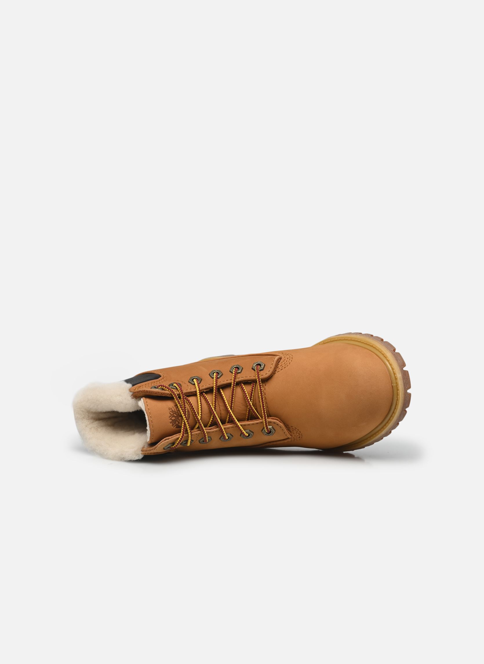 Bottines à lacets 6in Premium Shearling 311 femme jaune Timberland Bottines à lacets 6in Premium Shearling 311 femme jaune WHEAT NUBUCK