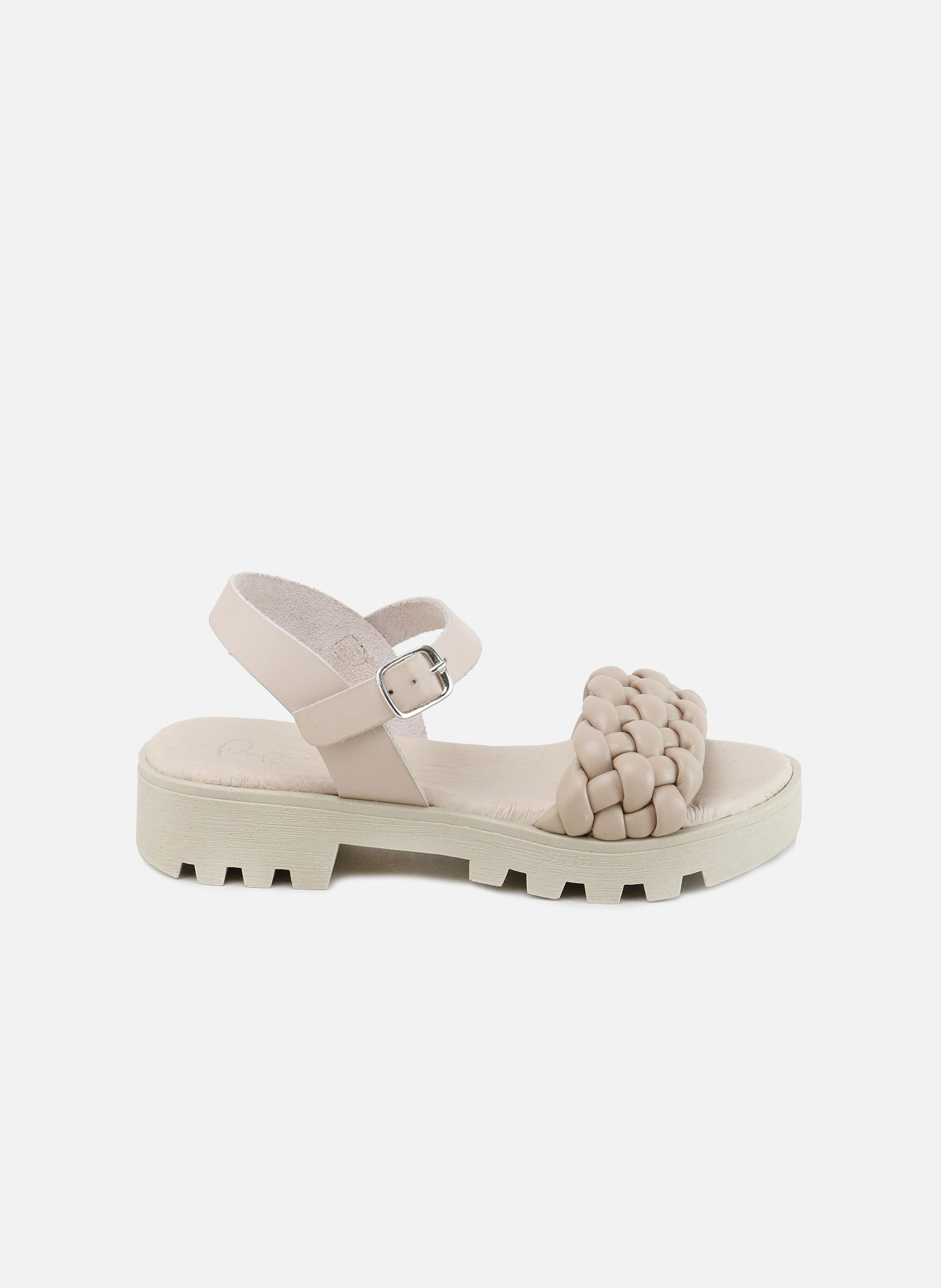 Sandales Compensées Lipsy Tanya Nude à Paillettes - Taille 37 (UK4), Neuves Sans Boîte