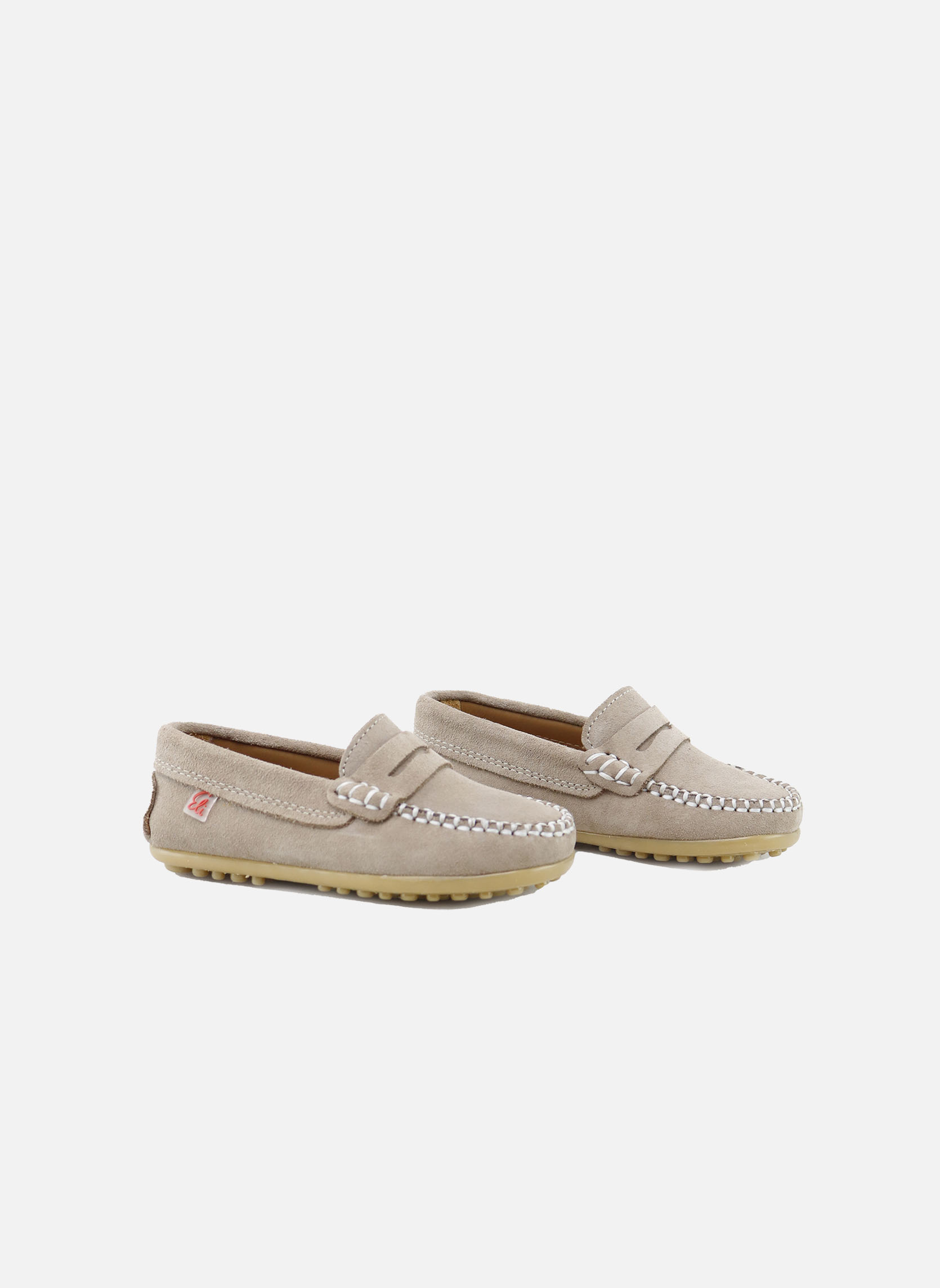 Mocassins 7643AL-VELOUR-CAMEL garçon beige Eli 1957 Mocassins 7643AL-VELOUR-CAMEL garçon beige Beige