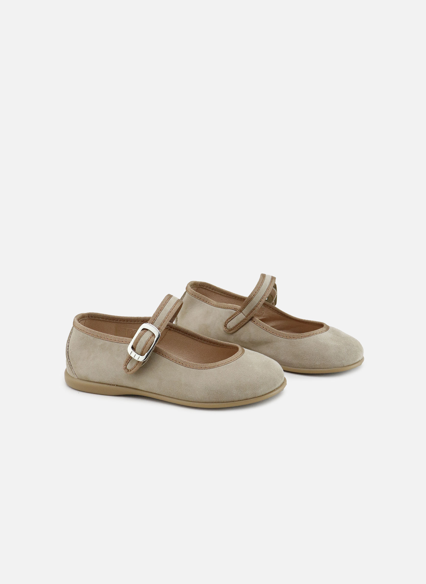 Ballerines Fille Mary Jane Élégantes à Scratch - Chaussures Plates Princesse Dentelle Perles, Confort École Et Fête