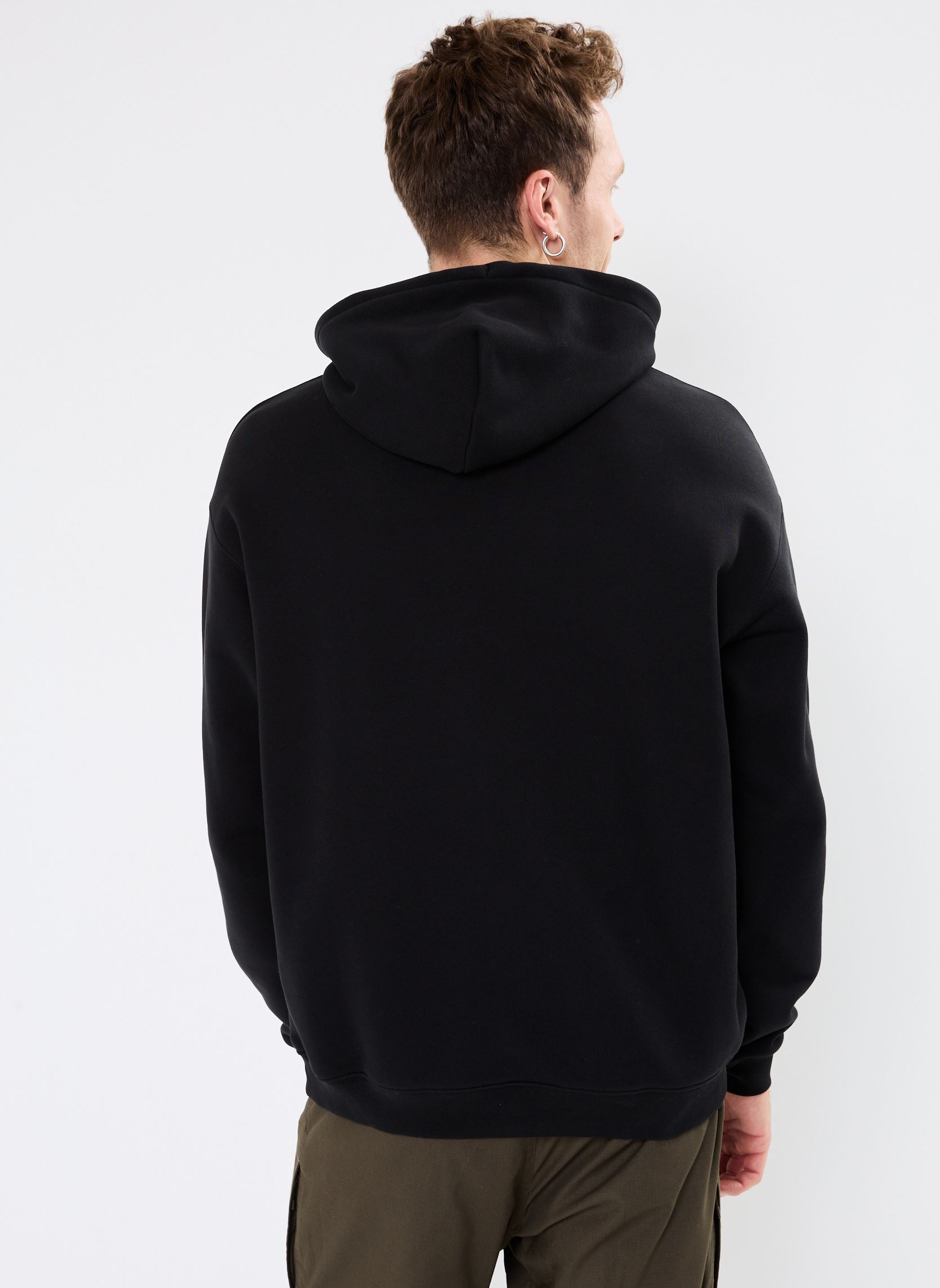 Sweats à capuche Sweatshirt à capuche loose fit homme noir Lacoste Sweats à capuche Sweatshirt à capuche loose fit homme noir NOIR