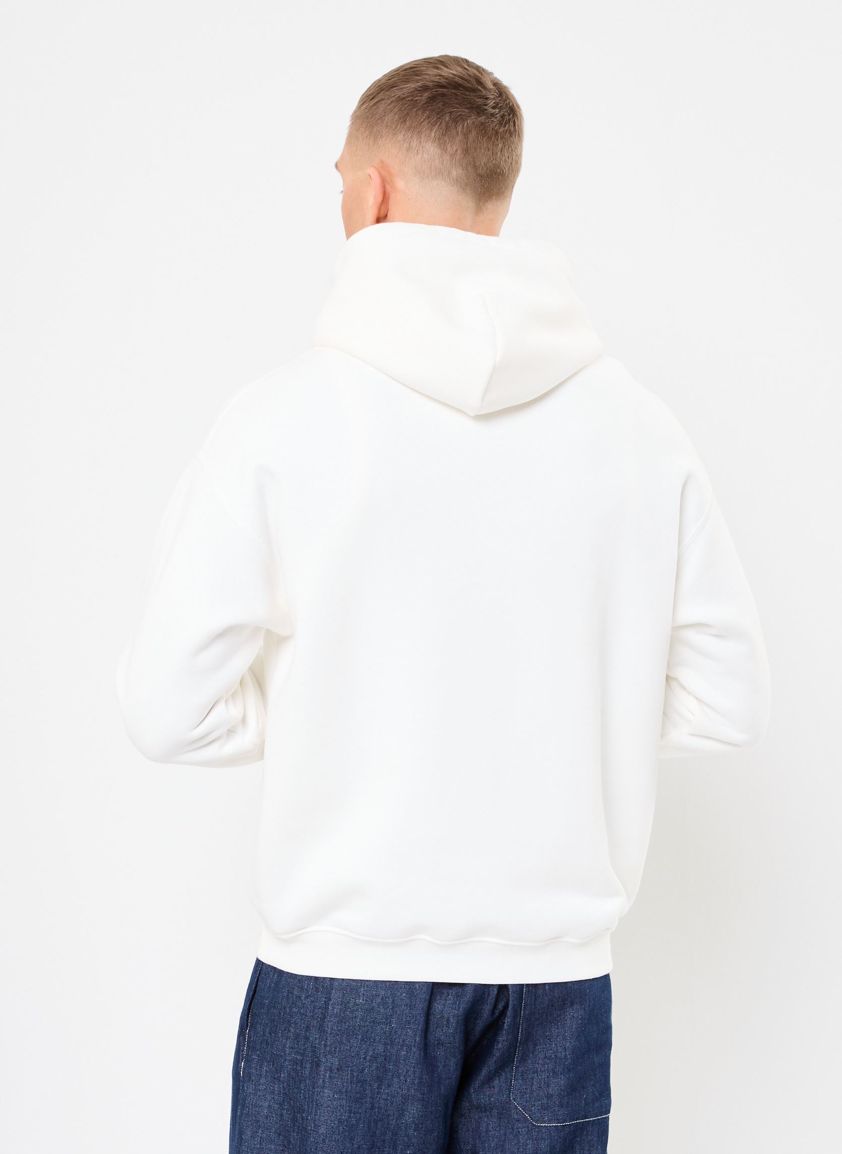Sweats à capuche Sweatshirt à capuche loose fit homme blanc Lacoste Sweats à capuche Sweatshirt à capuche loose fit homme blanc FARINE