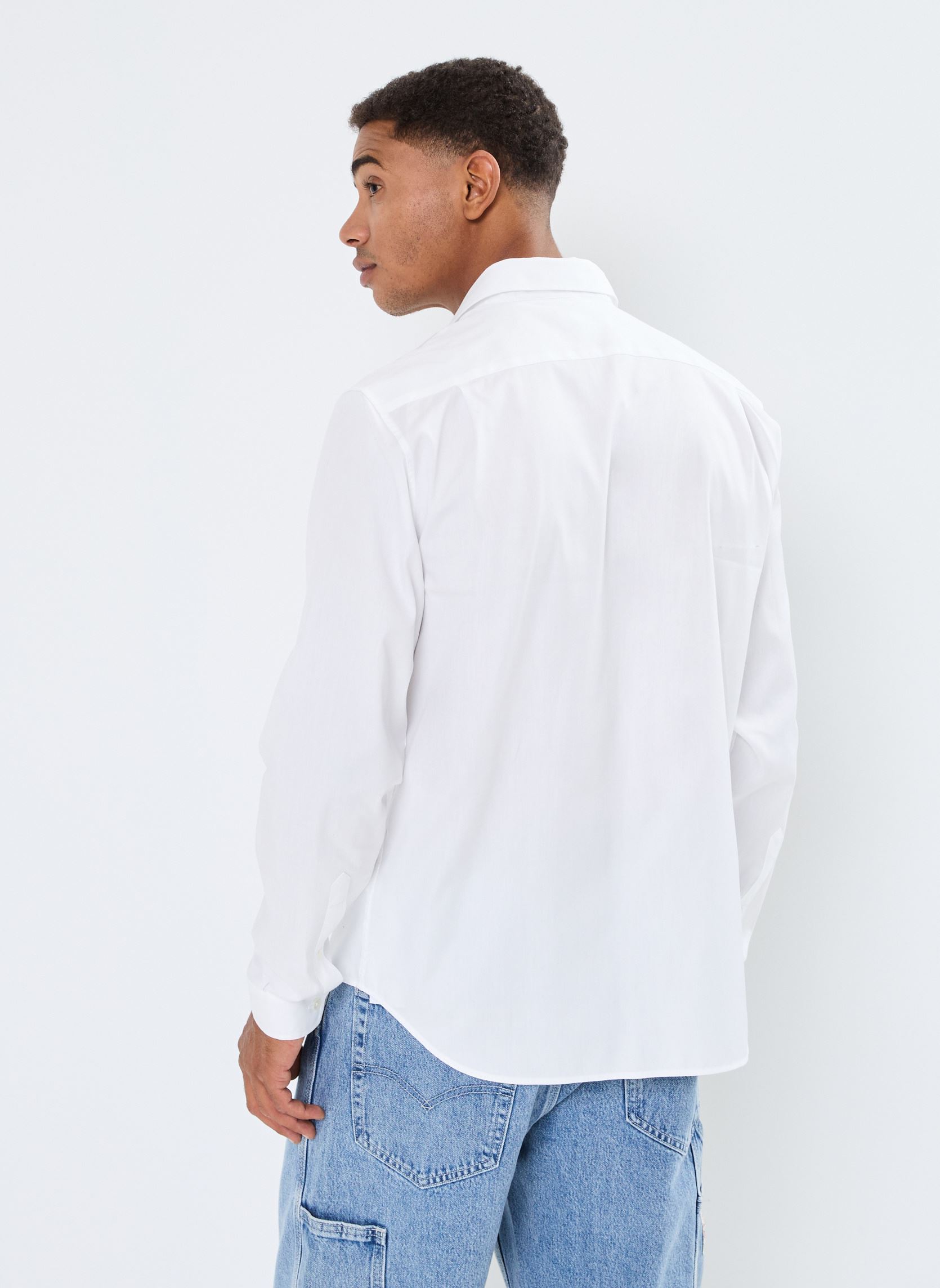 Hemden Chemise regular fit en coton herren weiß Lacoste Hemden Chemise regular fit en coton herren weiß BLANC