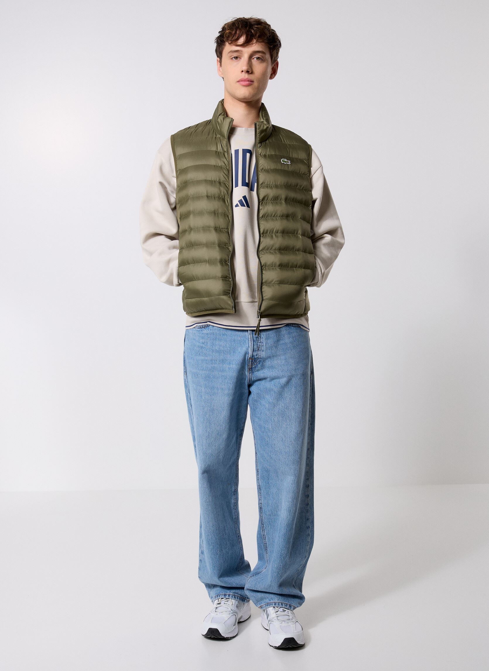 Daunenwesten Doudoune sans manche déperlante herren grün Lacoste Daunenwesten Doudoune sans manche déperlante herren grün OLIVE 06Y