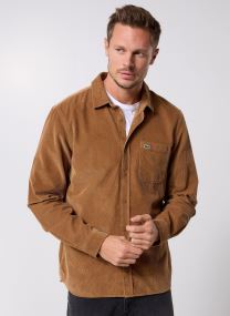 Hemden Chemise regular fit en velours herren beige