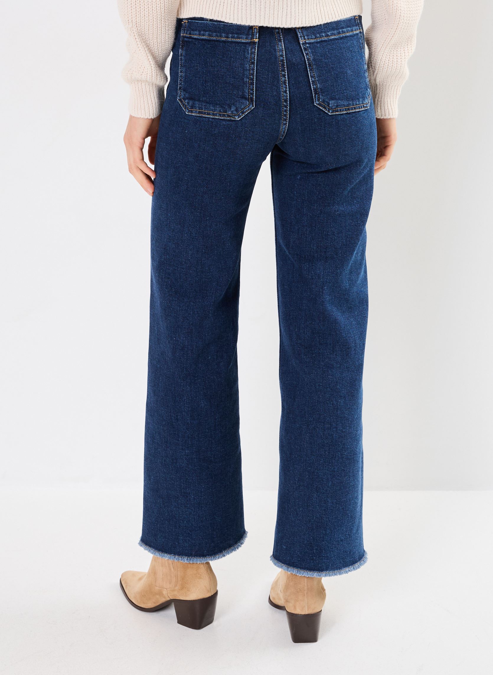 Jeans flare FG-JE-RENO-M femme bleu La Fée Maraboutée Jeans flare FG-JE-RENO-M femme bleu Medium