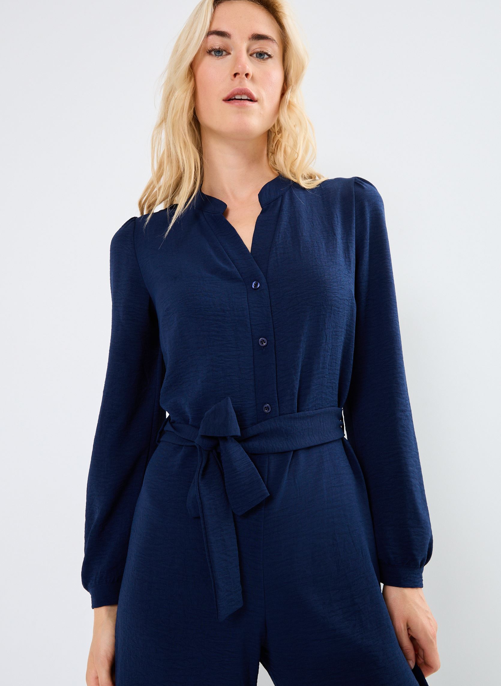 Combinaisons pantalon FI-CO-ZELDA-G femme bleu La Fée Maraboutée Combinaisons pantalon FI-CO-ZELDA-G femme bleu Navy