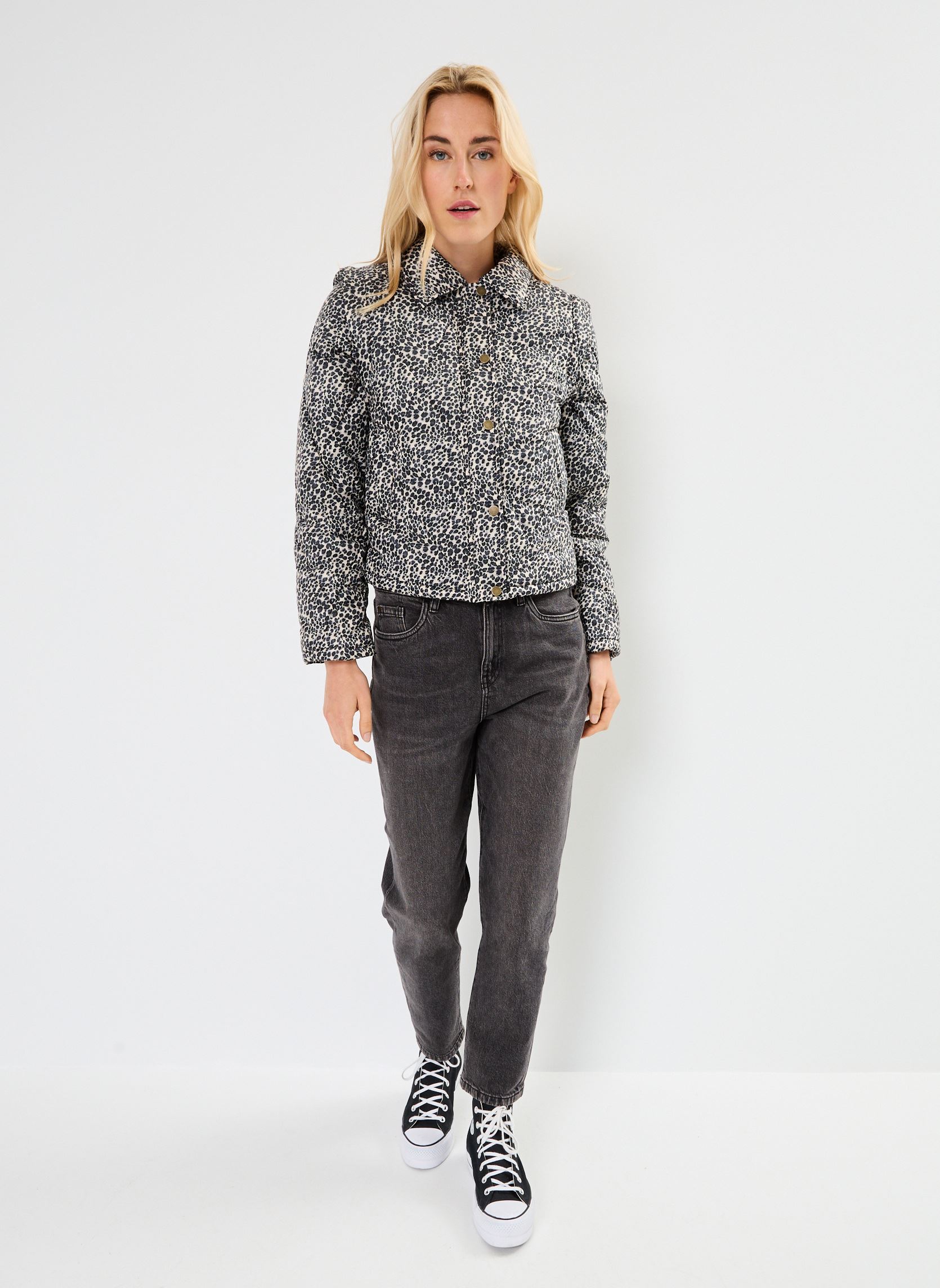 Daunenjacken FI-GP-ZEBU-L damen mehrfarbig La Fée Maraboutée Daunenjacken FI-GP-ZEBU-L damen mehrfarbig TAPIOCA/NOIR