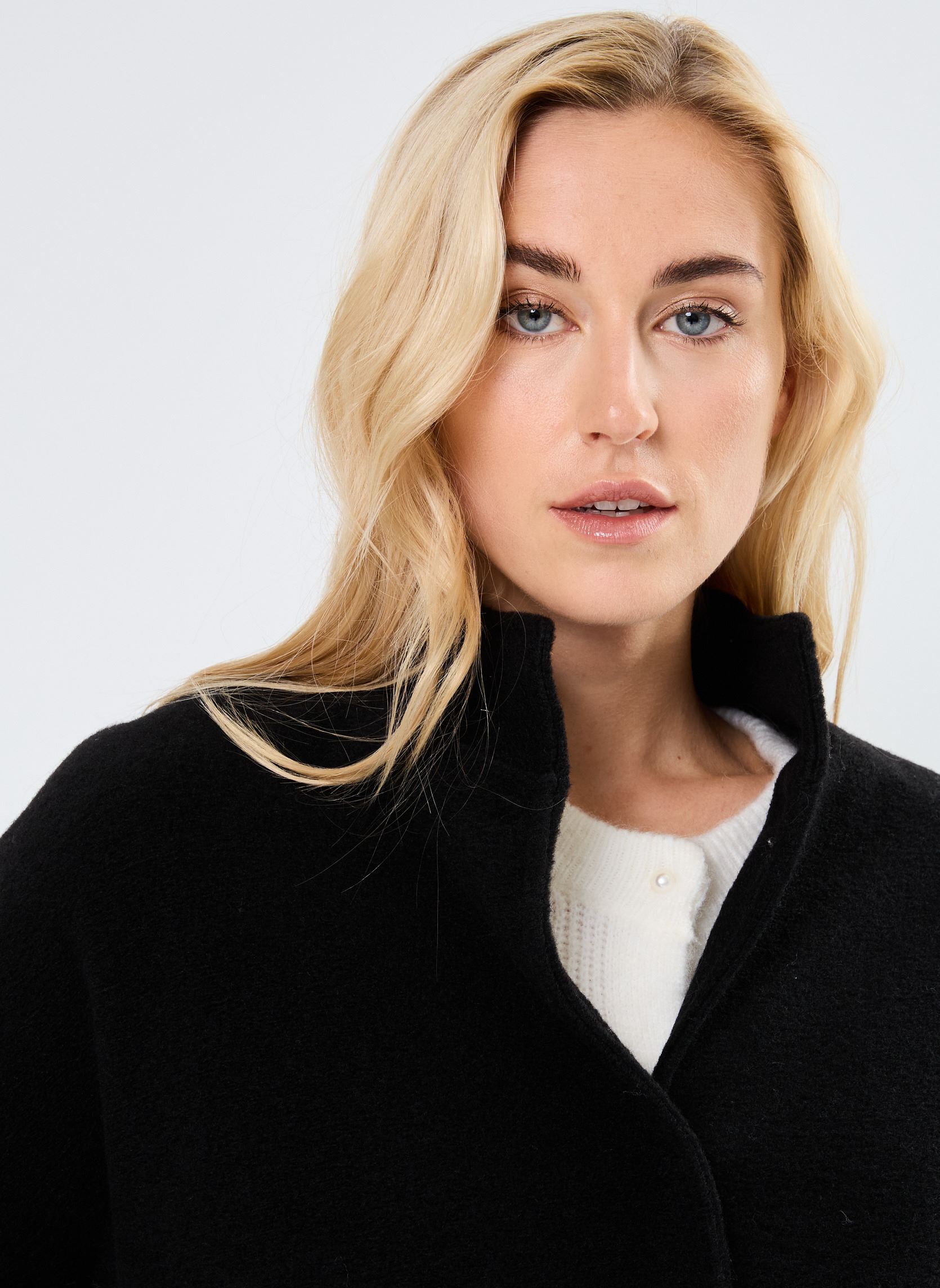 Manteaux FI-GP-ZINEL-L femme noir La Fée Maraboutée Manteaux FI-GP-ZINEL-L femme noir Noir