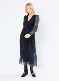 Robes longues FI-RO-REOLA-Y femme noir La Fée Maraboutée Robes longues FI-RO-REOLA-Y femme noir NOIR/PETROLE