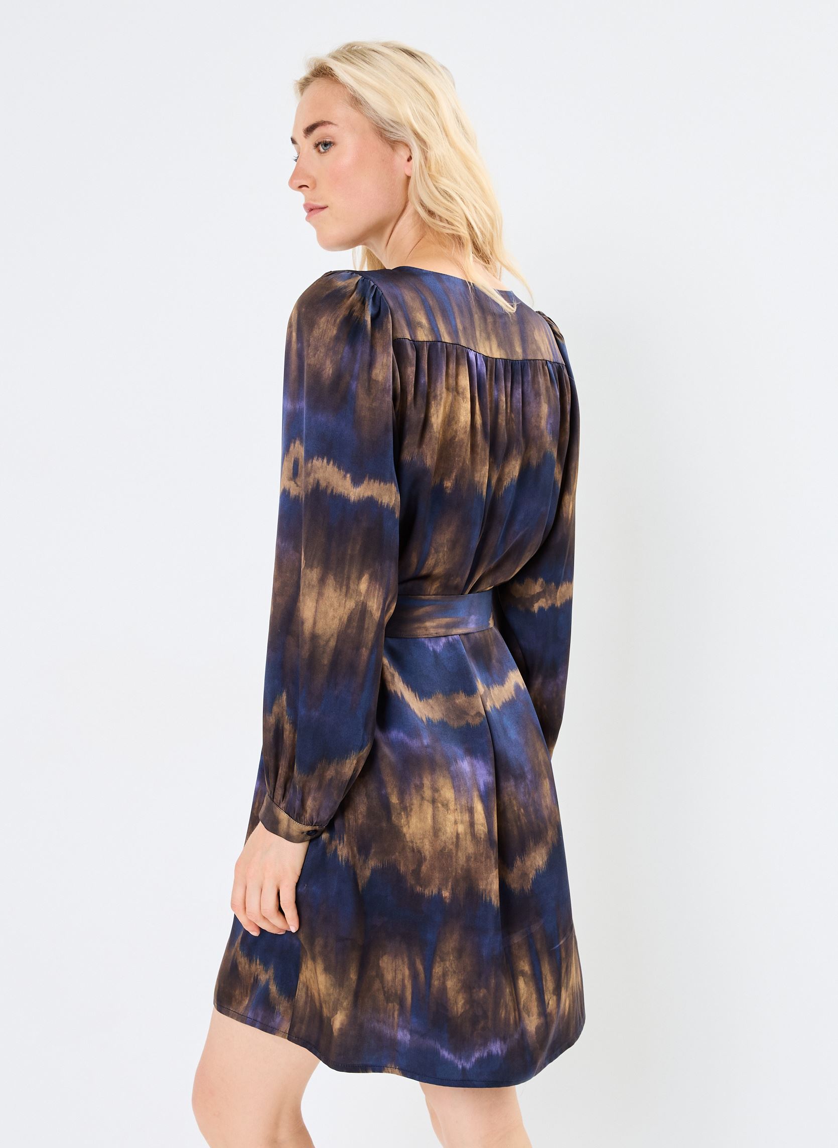 Robes FI-RO-ROANNE-N femme bleu La Fée Maraboutée Robes FI-RO-ROANNE-N femme bleu Bleu stone