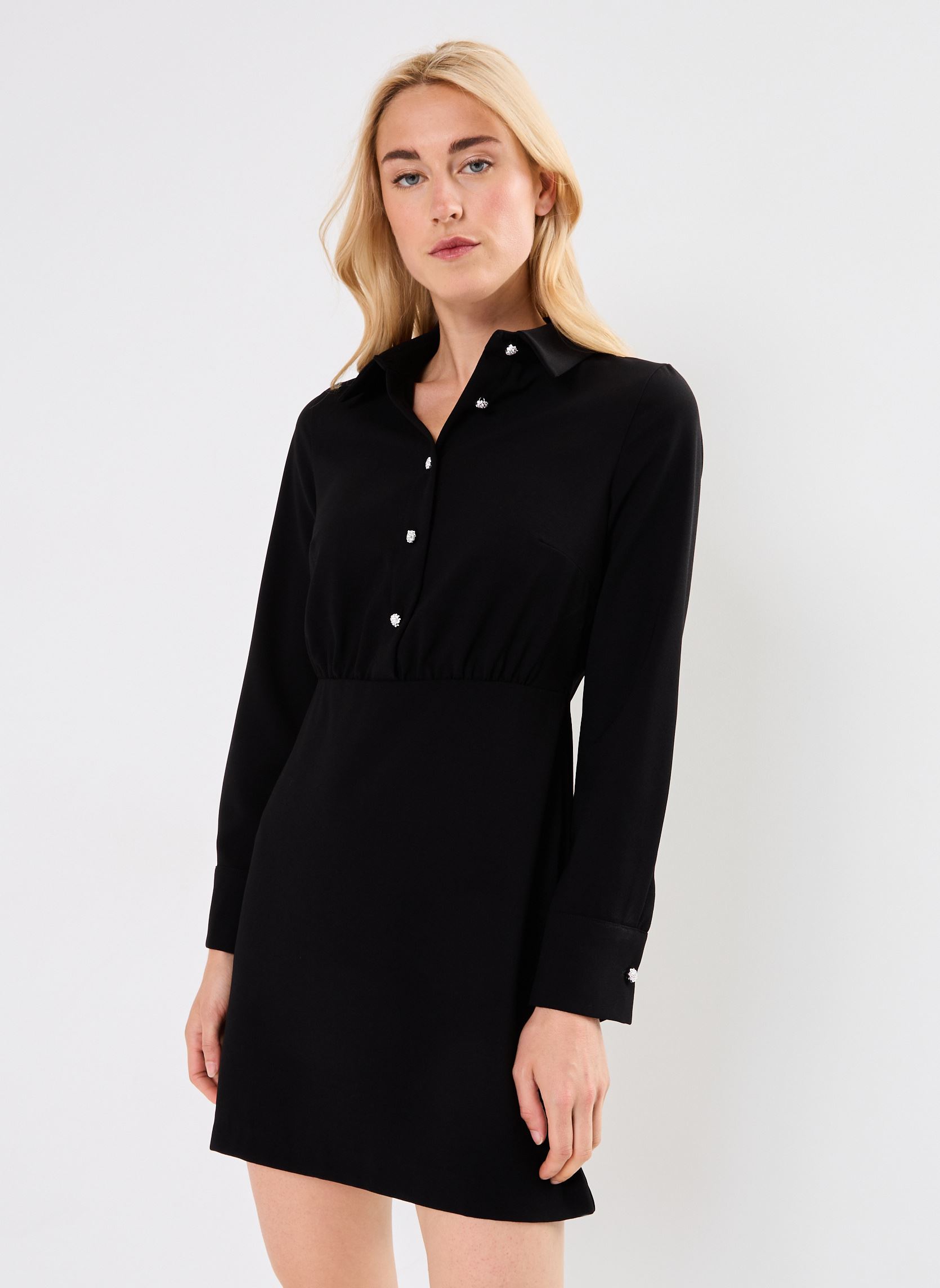 Robes FI-RO-ZINA-C femme noir La Fée Maraboutée Robes FI-RO-ZINA-C femme noir NOIR