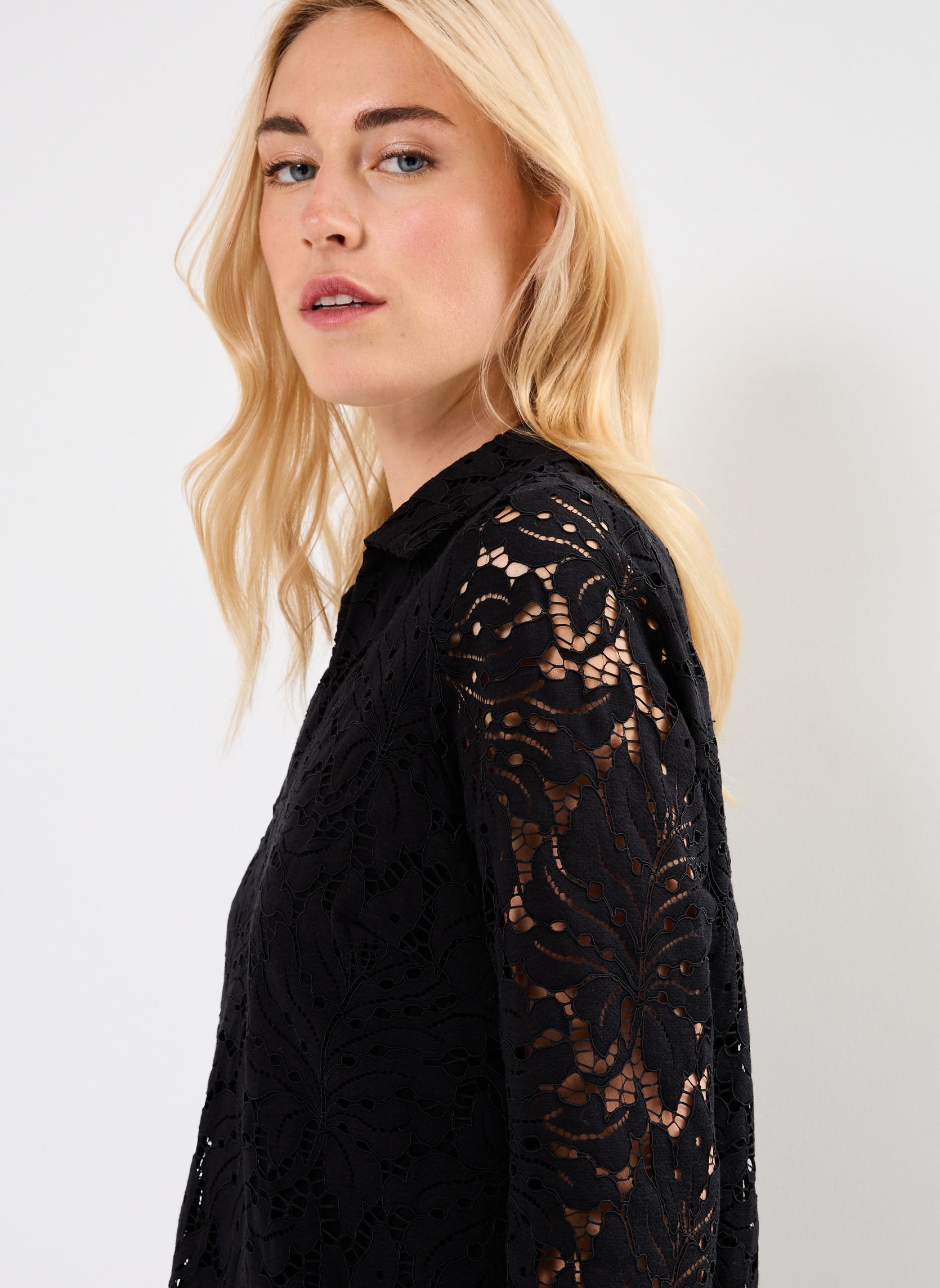 Robes FI-RO-ZIVON-L femme noir La Fée Maraboutée Robes FI-RO-ZIVON-L femme noir NOIR