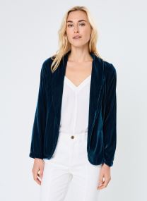 Blazer FI-VE-ZIZAMA-P damen blau La Fée Maraboutée Blazer FI-VE-ZIZAMA-P damen blau PETROLE
